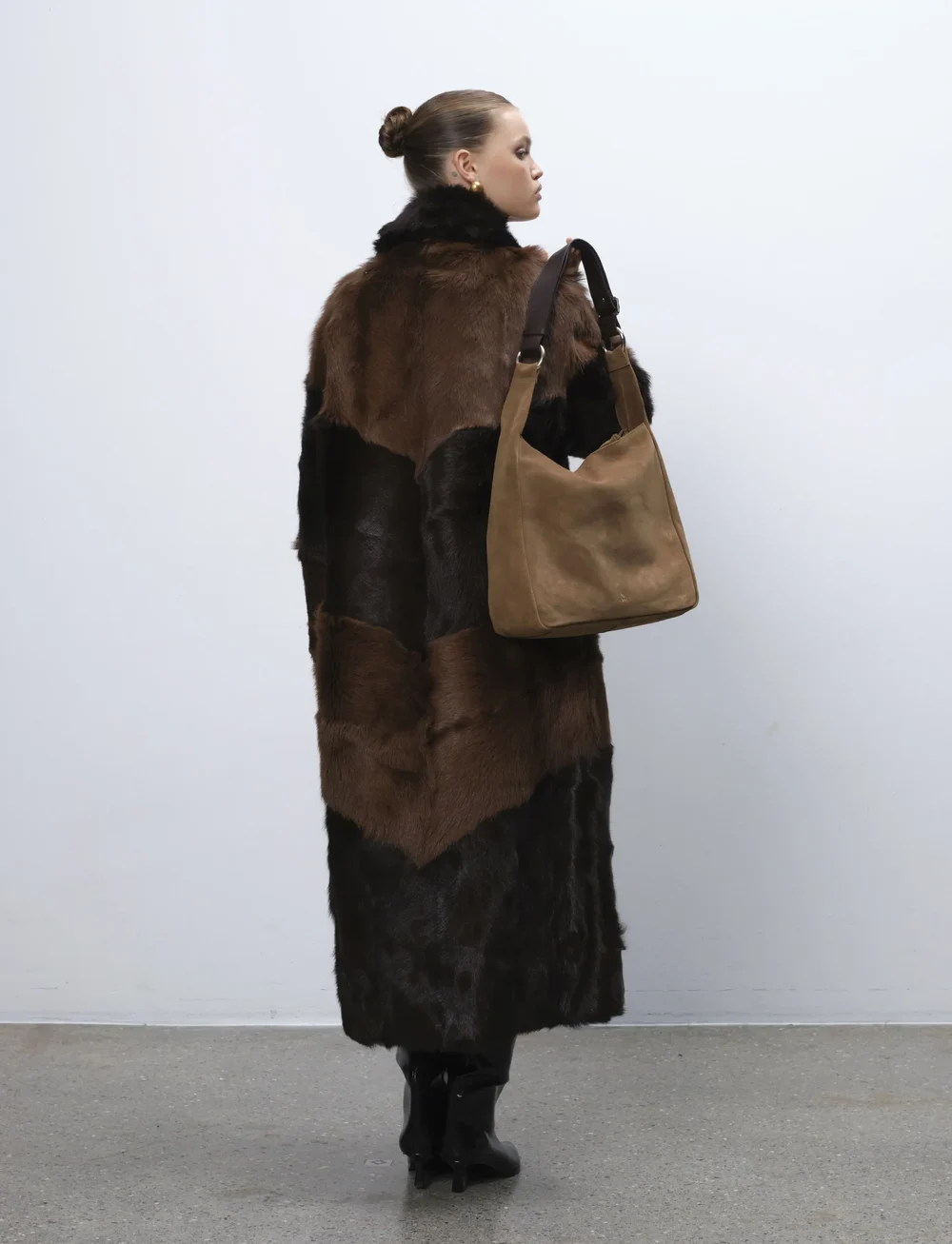 Adax - Rozzano shoulder bag Jemma - shoppers - latte - 5