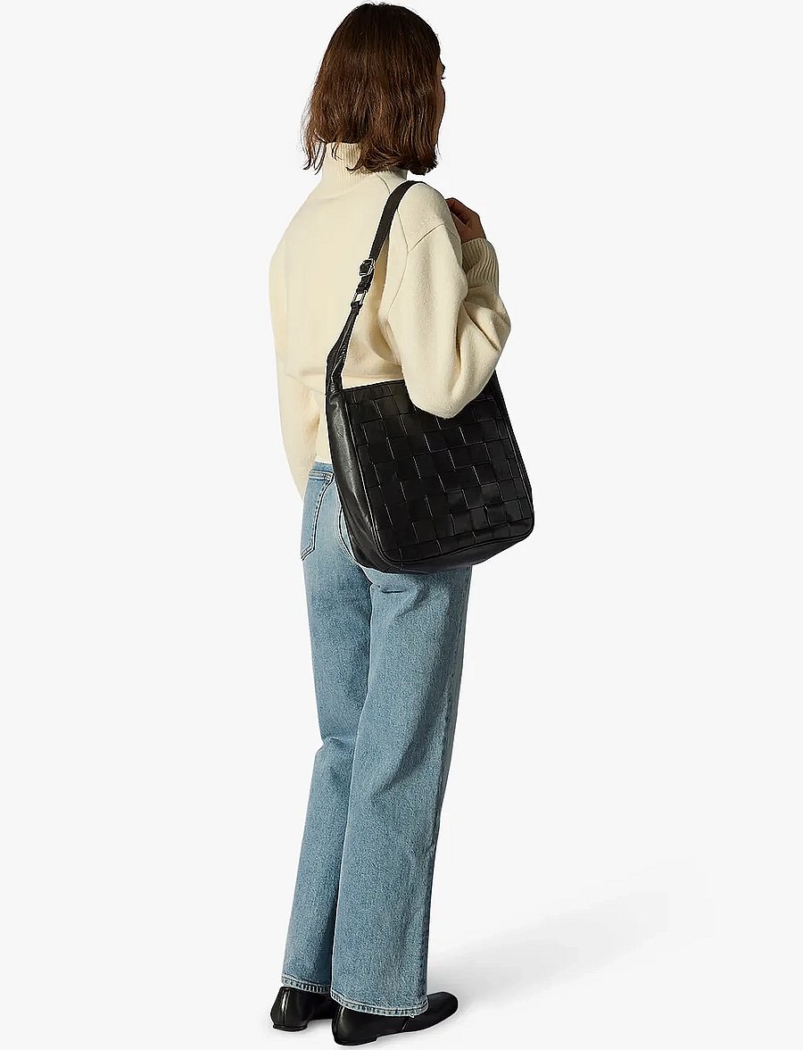 Adax - Amalfi shoulder bag Gunilla - ietilpīgas somas - black - 5