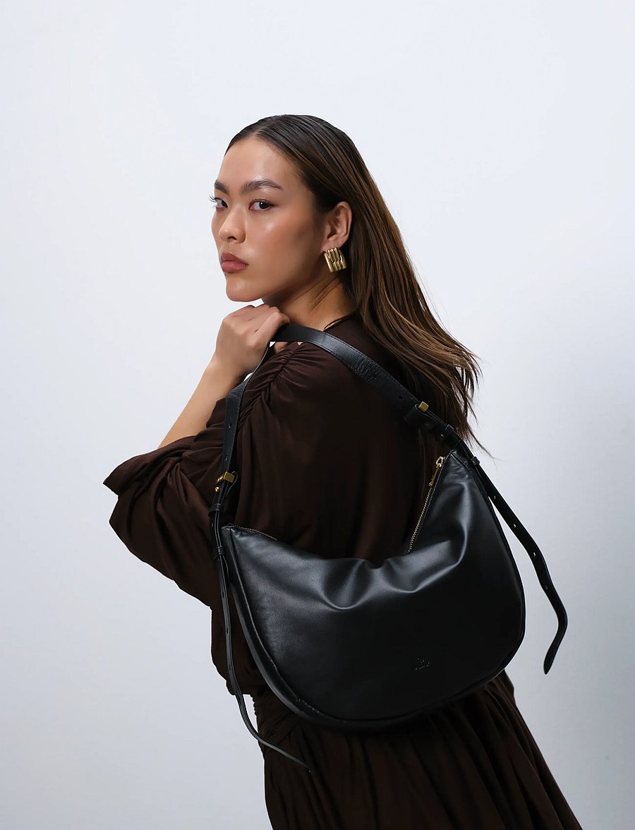 Adax - Larissa shoulder bag Kicki - moetrendid - black - 0