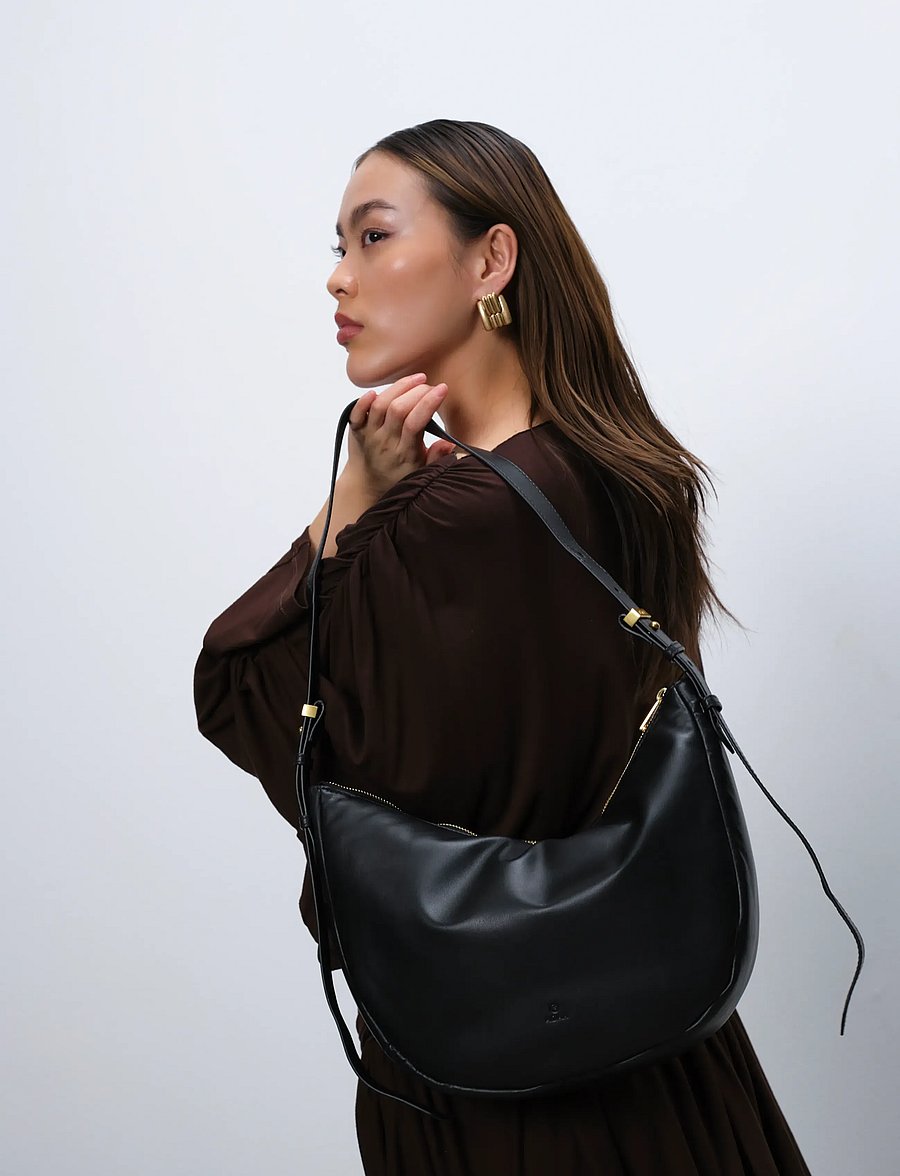 Adax - Larissa shoulder bag Kicki - moetrendid - black - 5
