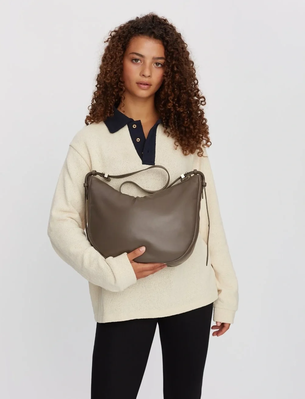 Adax - Larissa shoulder bag Kicki - speciella tillfällen - smoke - 5