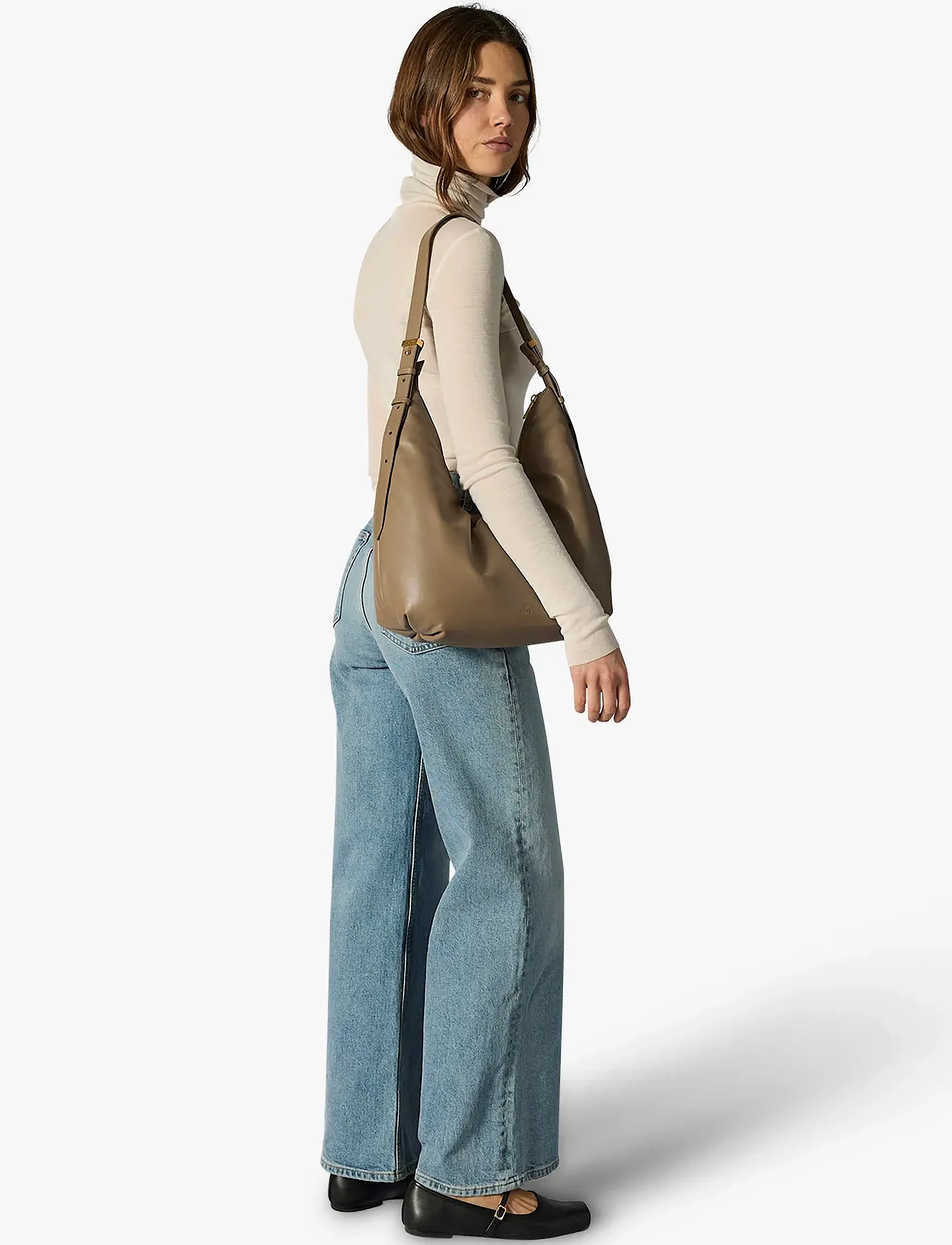 Adax - Larissa shoulder bag Liva - latte - 5
