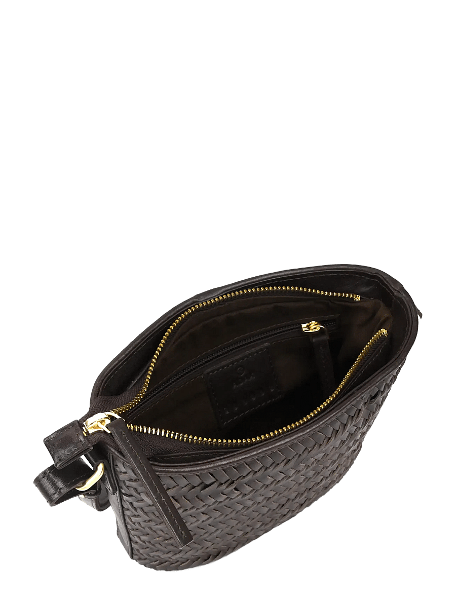 Adax - Lucca shoulder bag Celeste - card holders - dark brown - 4