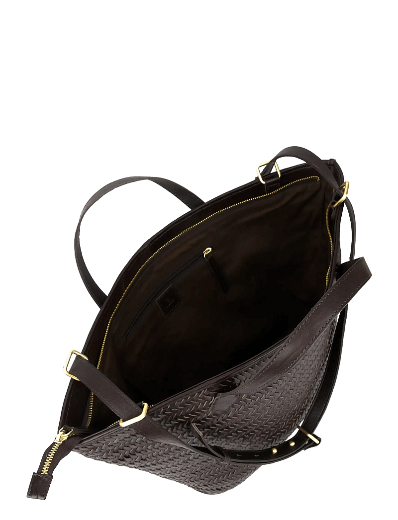 Adax - Lucca shopper Flora - shoppers - dark brown - 4