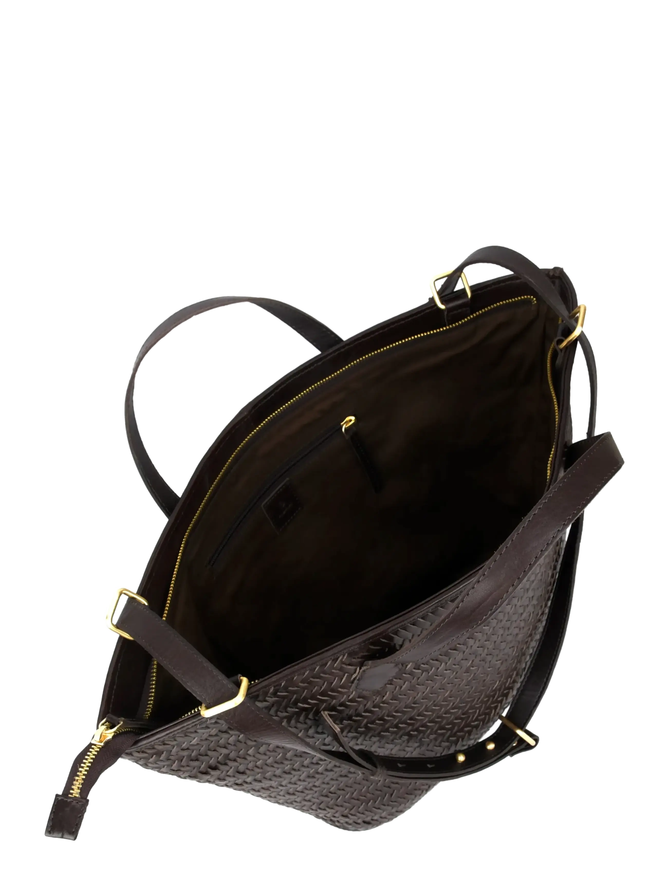 Adax - Lucca shopper Flora - accessoires - dark brown - 4