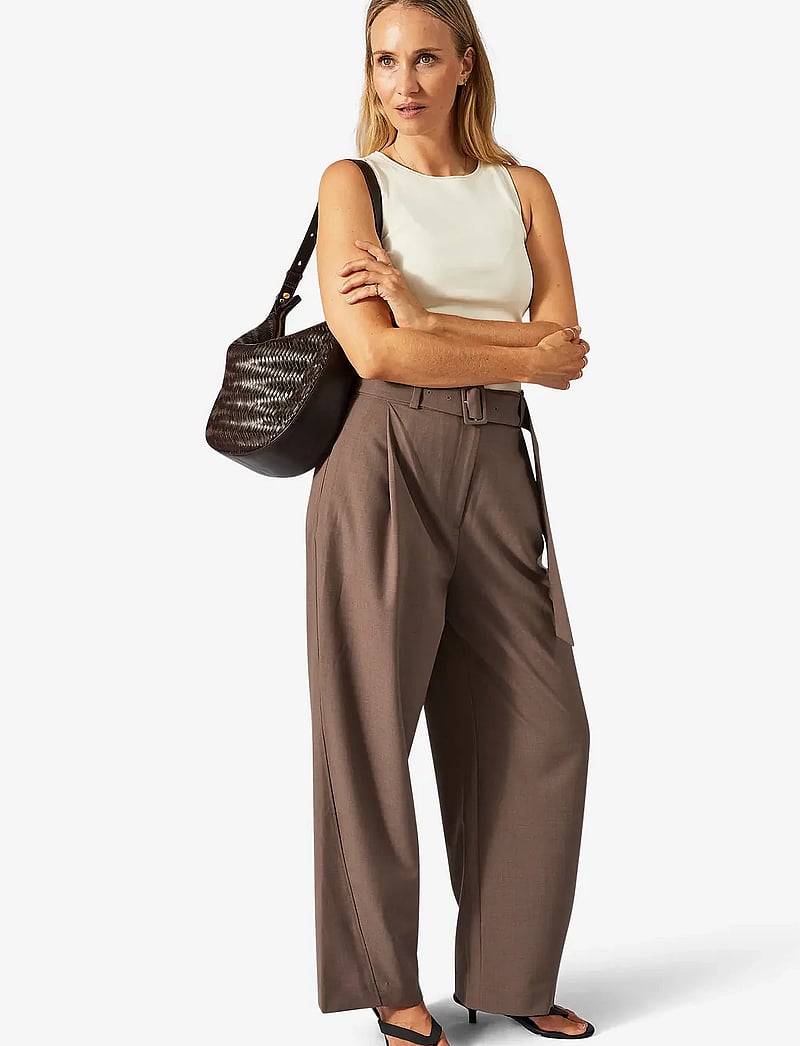 Adax - Lucca shoulder bag Jodie - speciella tillfällen - dark brown - 5