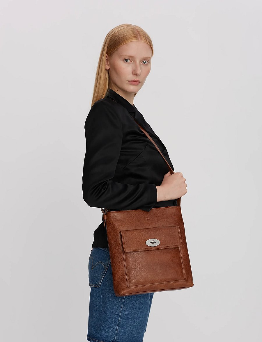 Adax - Brescia shoulder bag Birgitte - caramel - 5