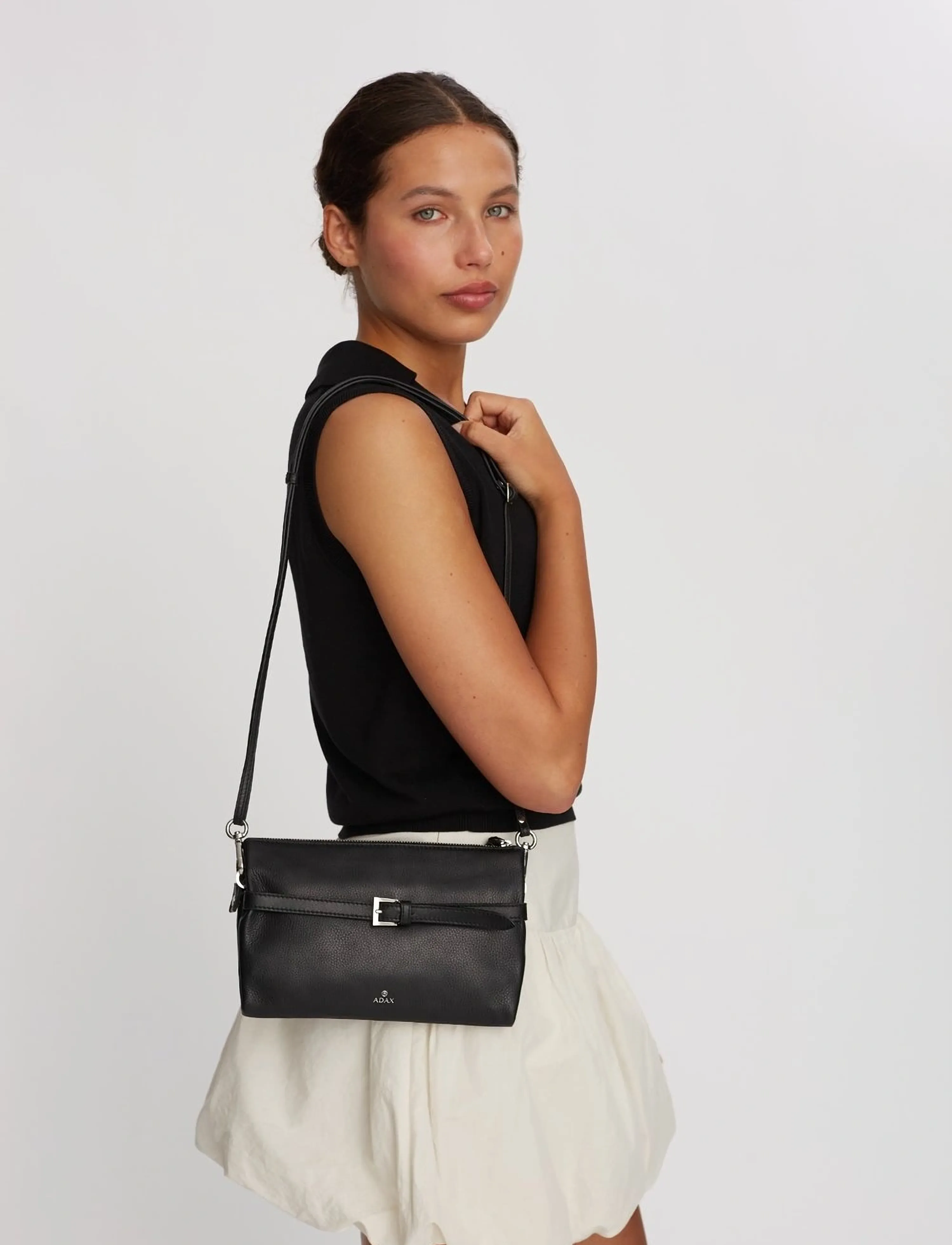 Adax - Sorano shoulder bag Tessie - skuldertasker - black - 5