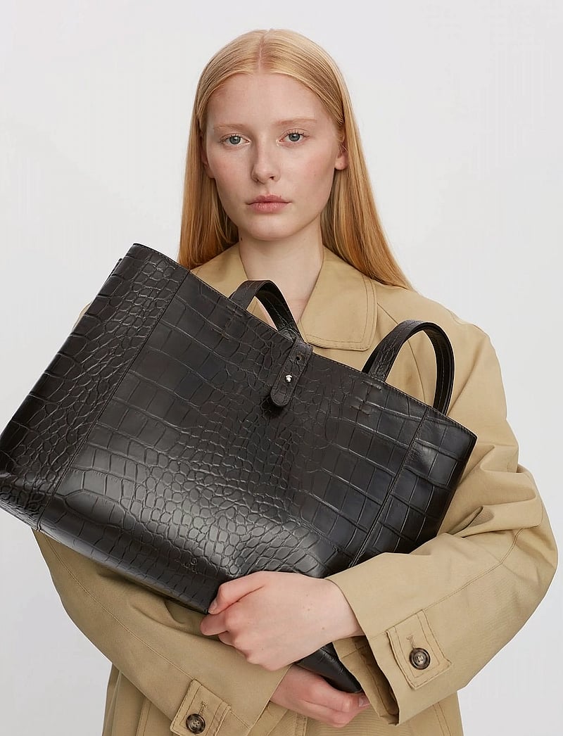 Adax - Teramo shopper Iris - cabas - black - 0