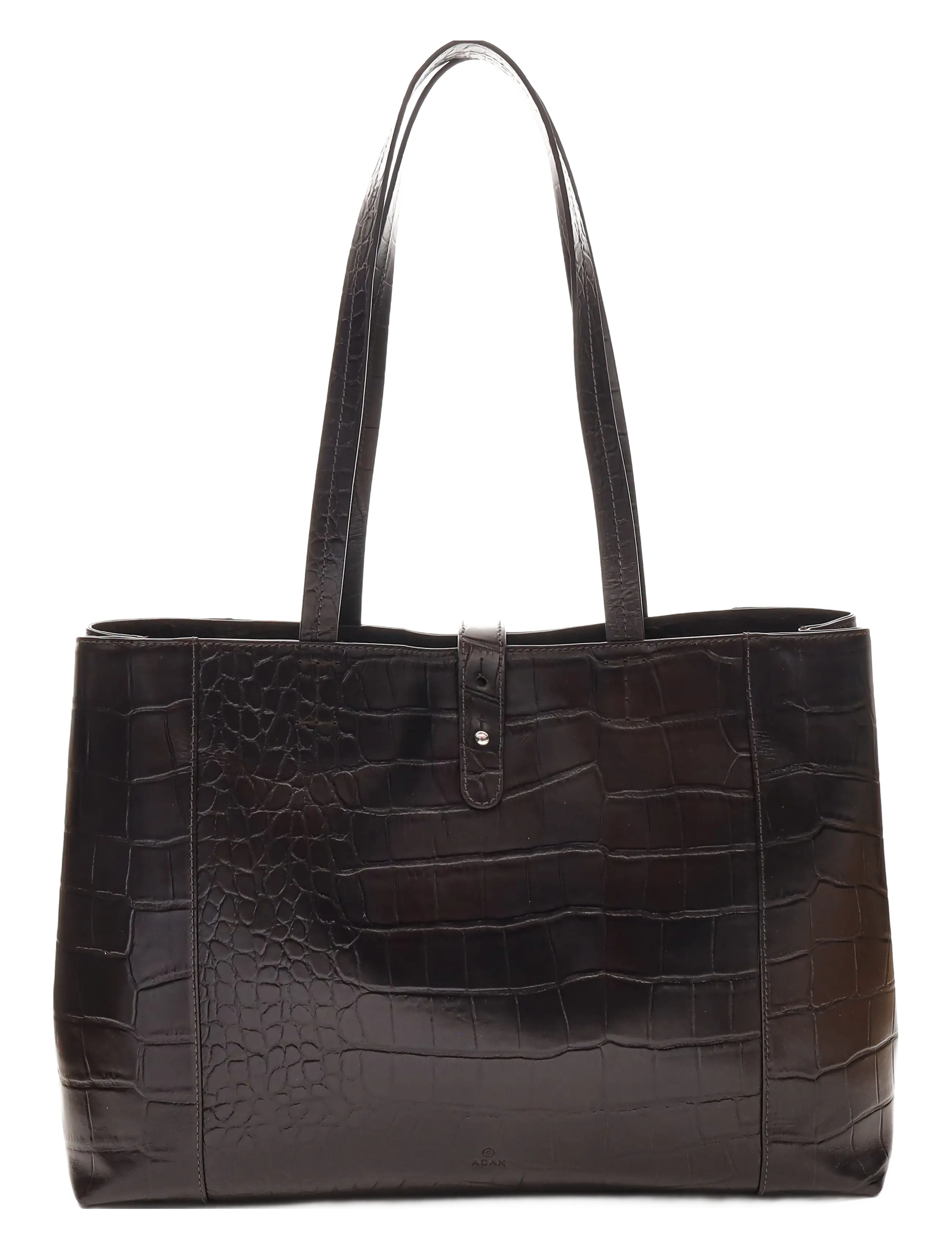 Adax Teramo shopper Iris - Skuldertasker - DARK BROWN / brown