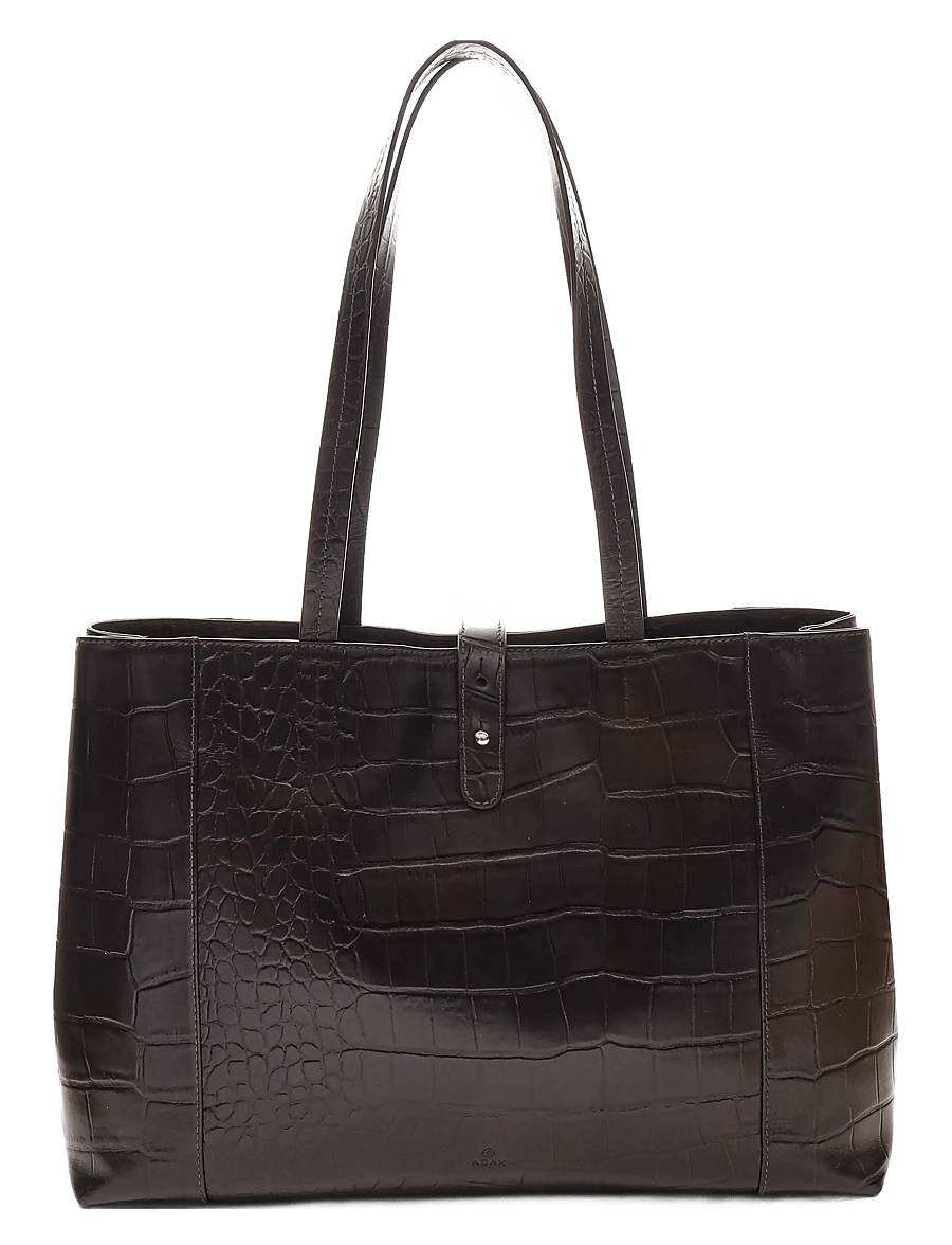 Adax - Teramo shopper Iris - ietilpīgas somas - dark brown - 1