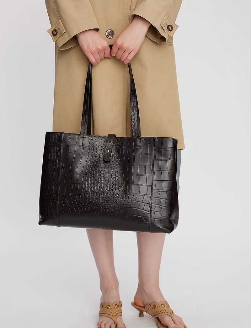 Adax - Teramo shopper Iris - shoppers - dark brown - 0