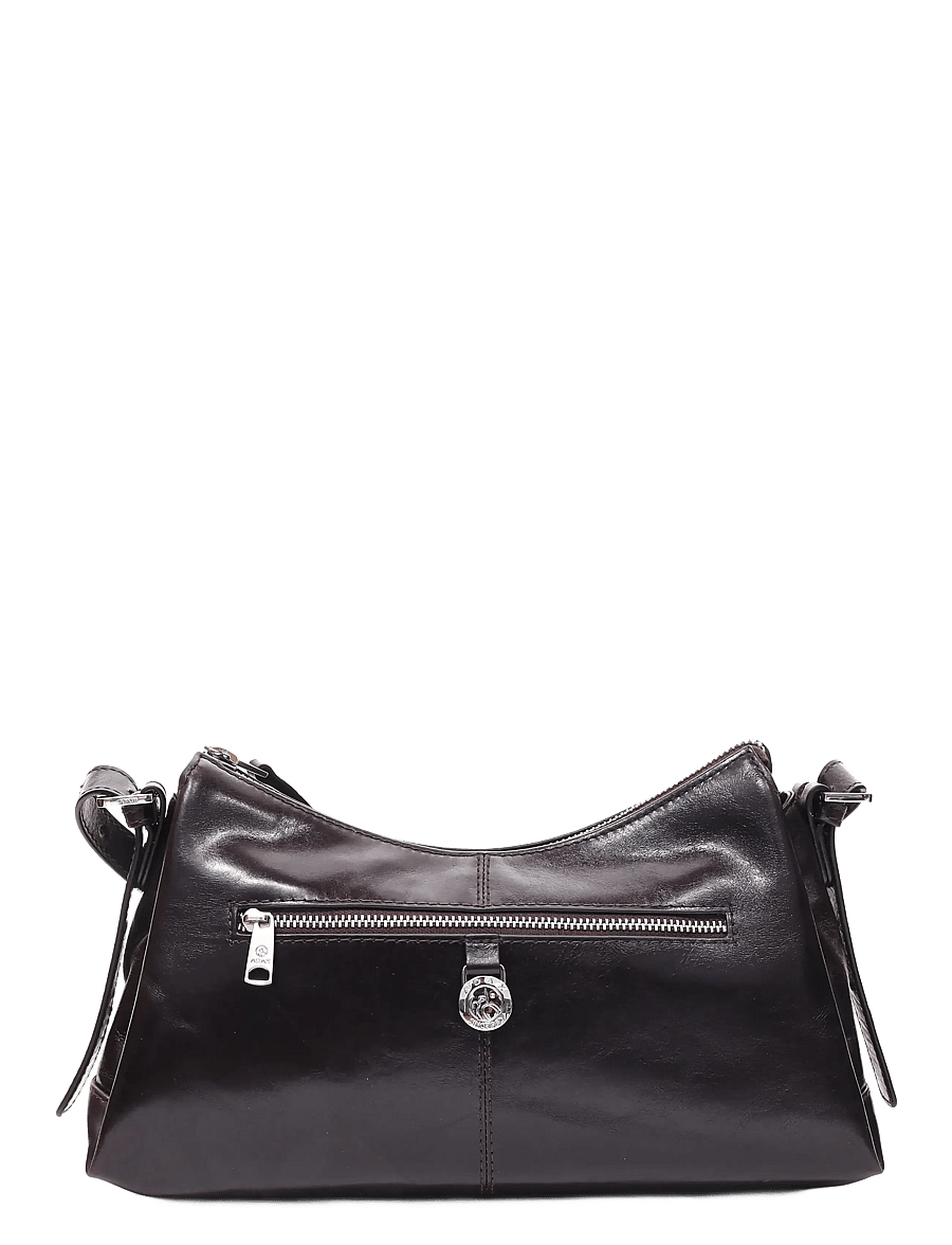 Adax - Milano shoulder bag Cecilia - ypatingos progos - dark brown - 2