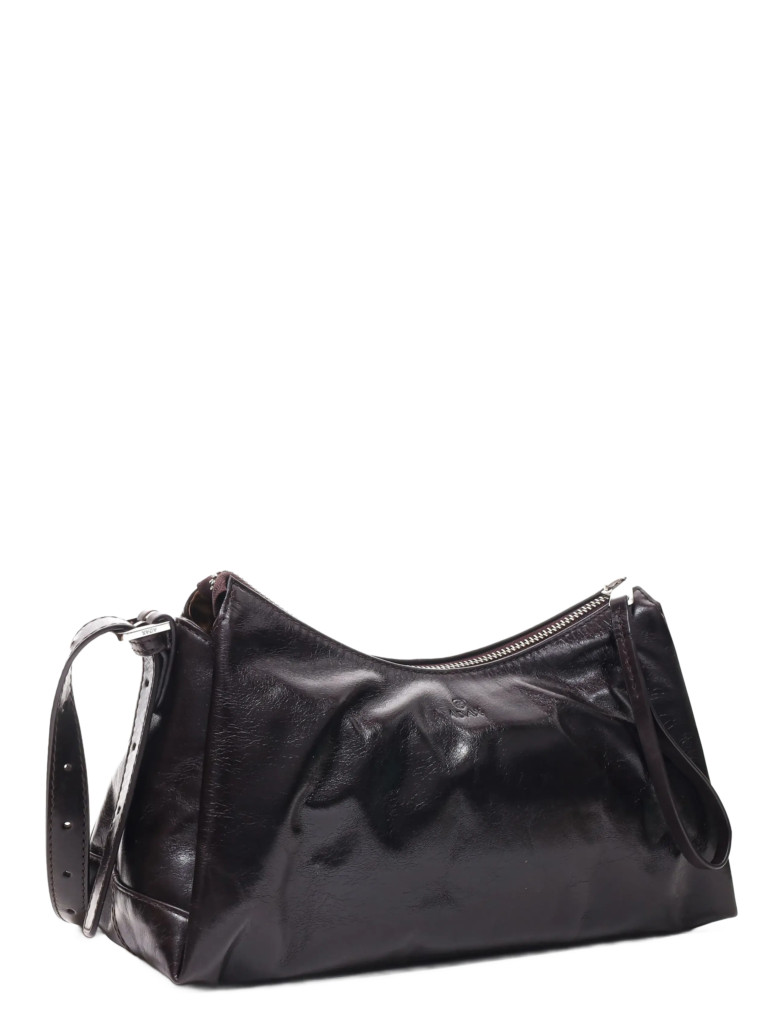 Adax - Milano shoulder bag Cecilia - ypatingos progos - dark brown - 3