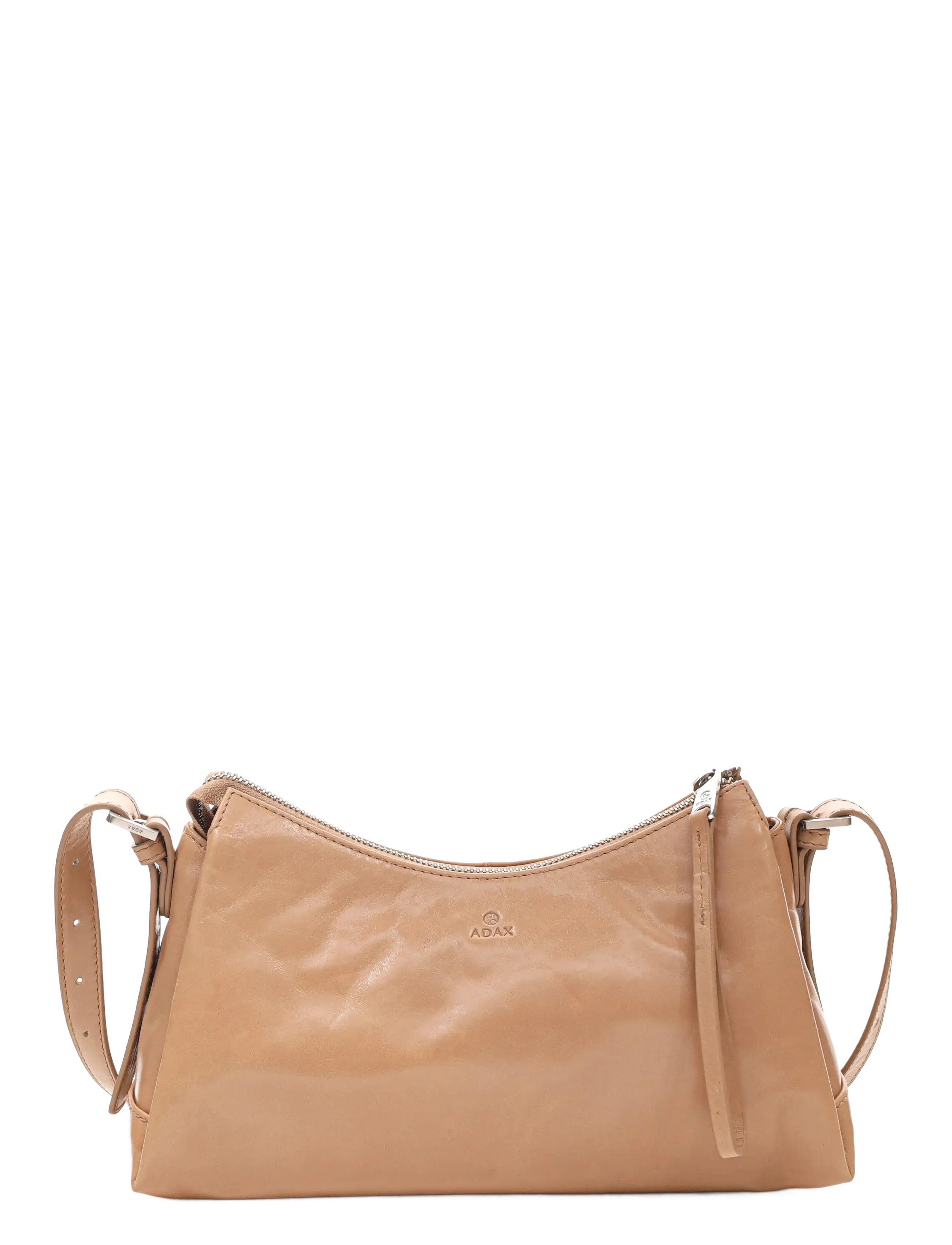 ADAX Milano Schulter Tasche Cecilia Beige - One Size - Damen