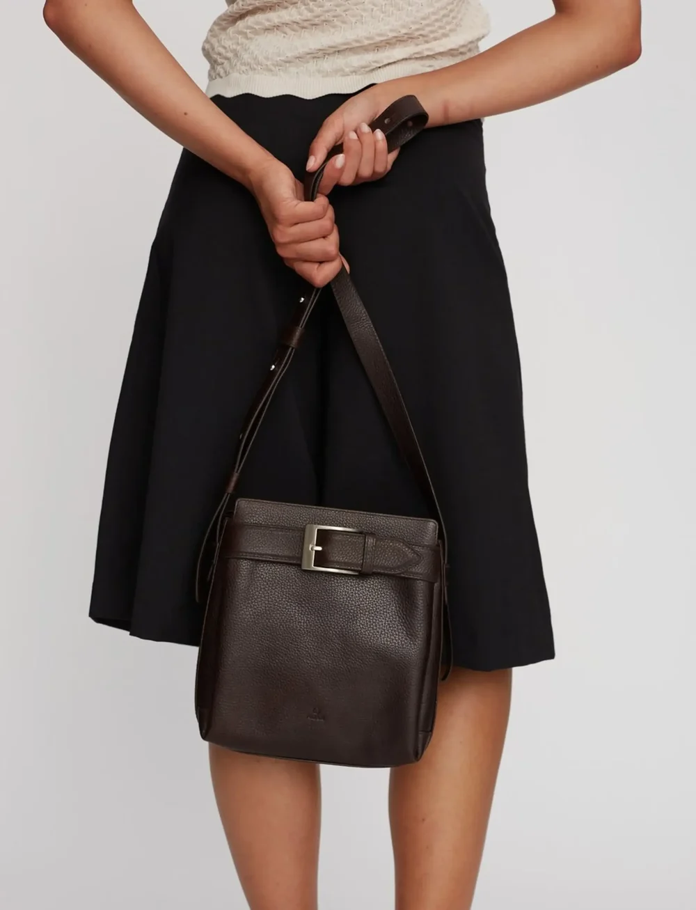 Adax - Cormorano shoulder bag Miranda - modetrender - chocolate - 0