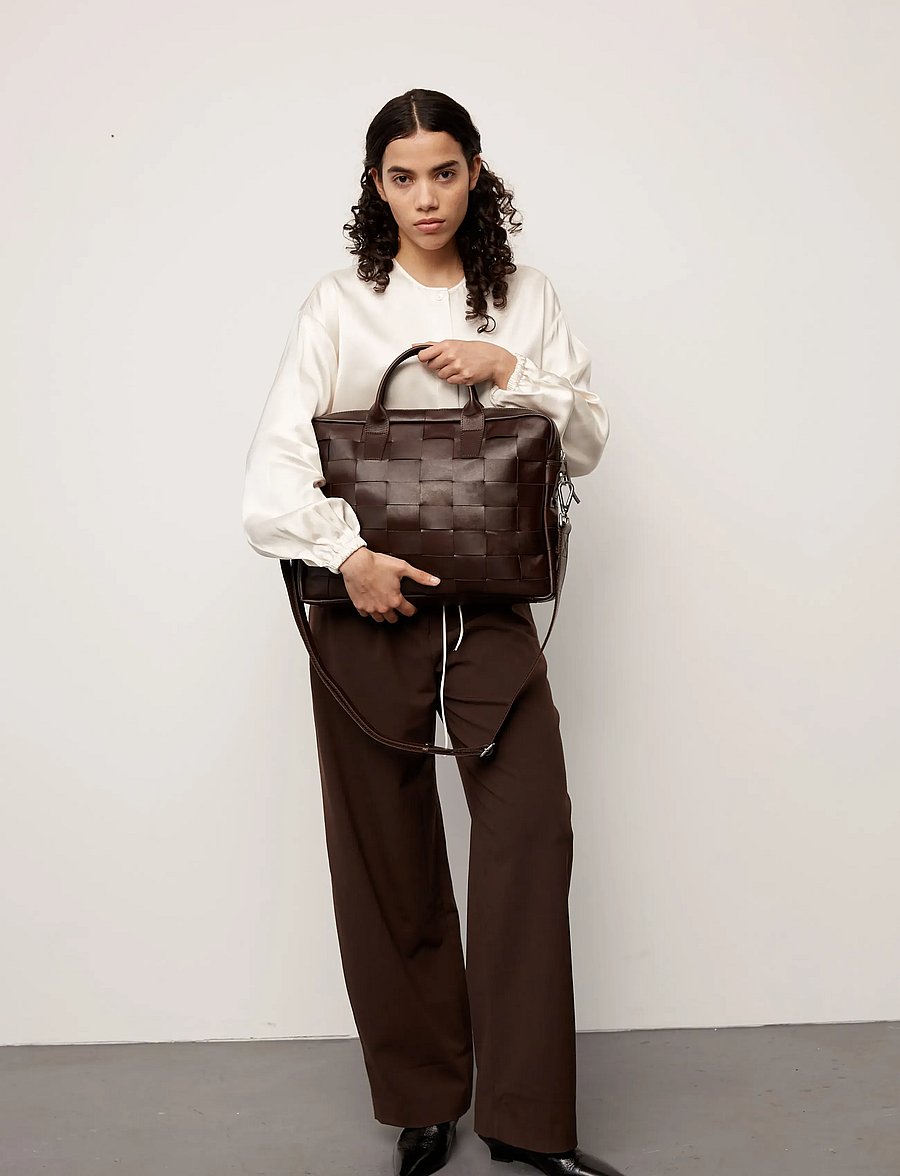 Adax - Limona portfolio Blake 14' - laptoptaschen - dark brown - 0