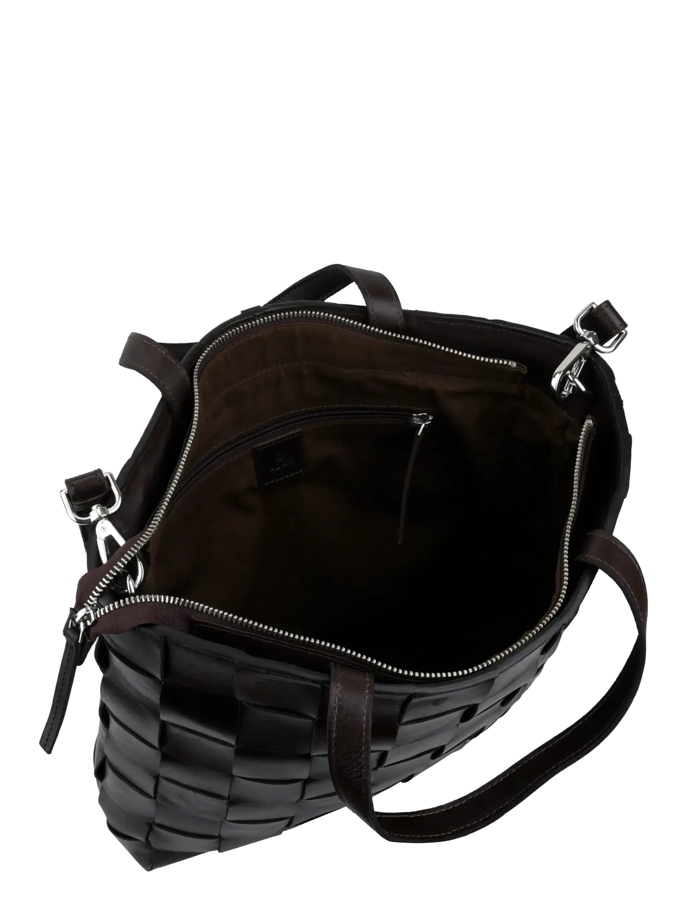 Adax - Limona shopper Indy - aksesuarai - dark brown - 4