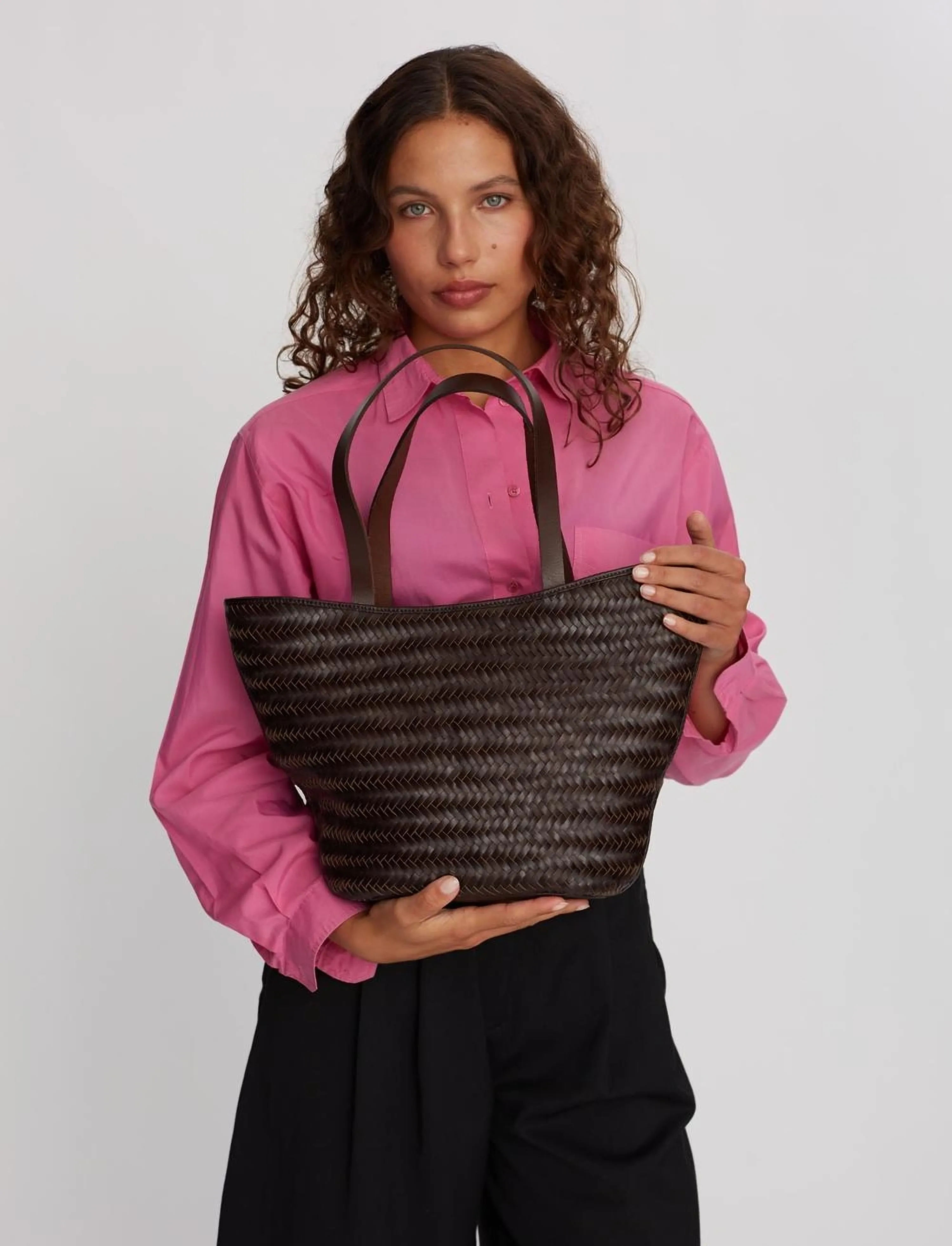 Adax Lucca Shopper Kasmira, One Size, Brown, Tasker > Shoppere, Dame