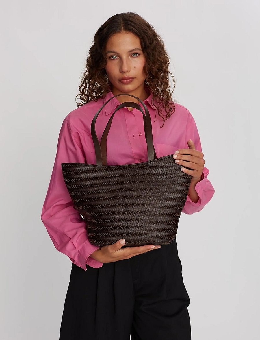 Adax - Lucca shopper Kasmira - shopper - dark brown - 0