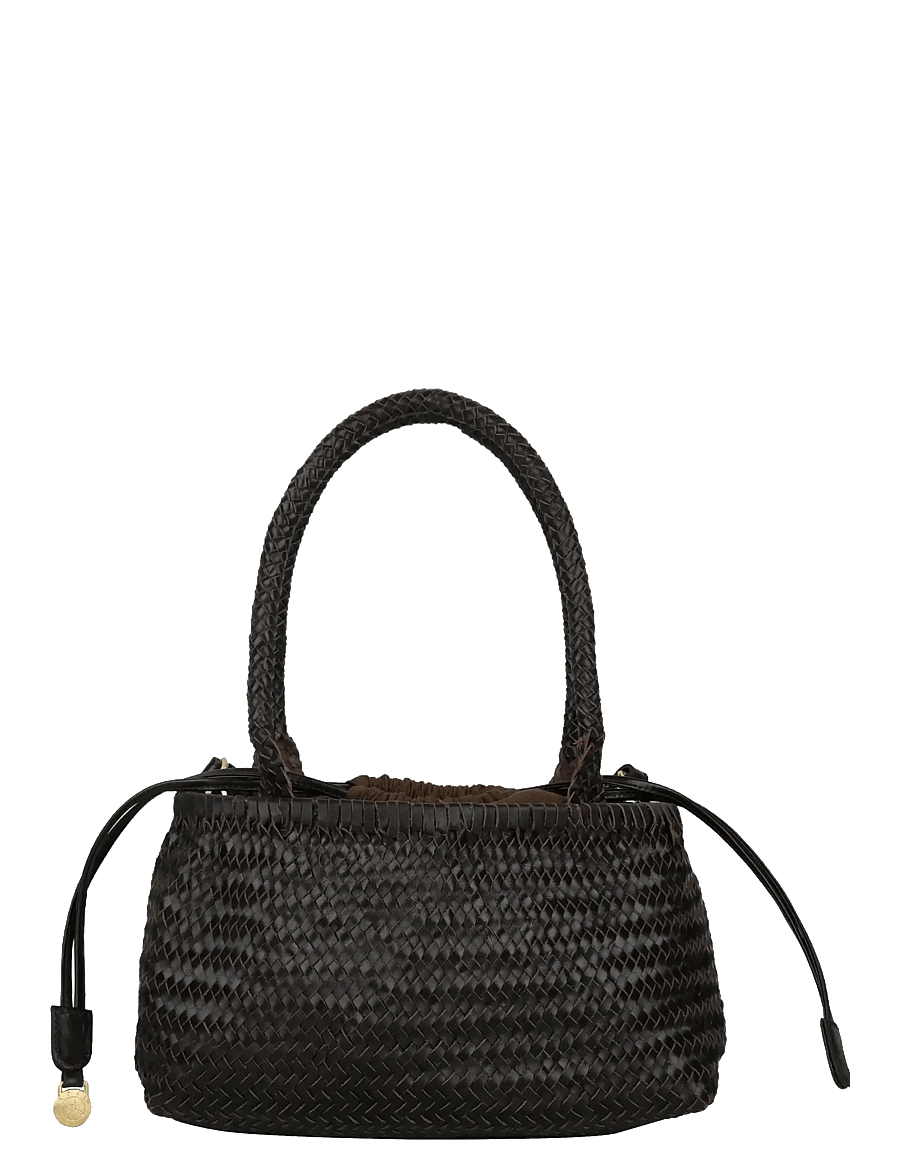 Adax - Lucca handbag Zeleste - ypatingos progos - dark brown - 1