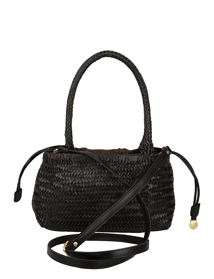 Adax - Lucca handbag Zeleste - ypatingos progos - dark brown - 2