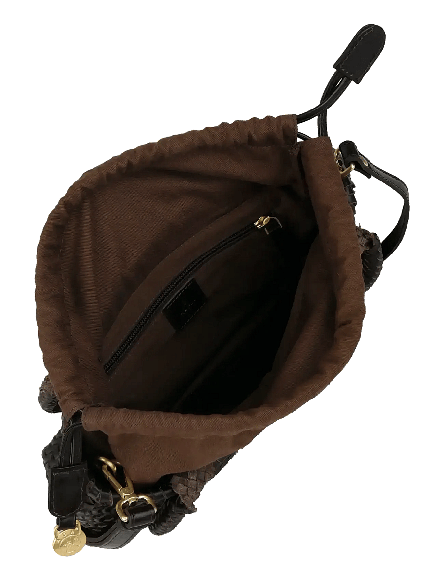Adax - Lucca handbag Zeleste - ypatingos progos - dark brown - 4