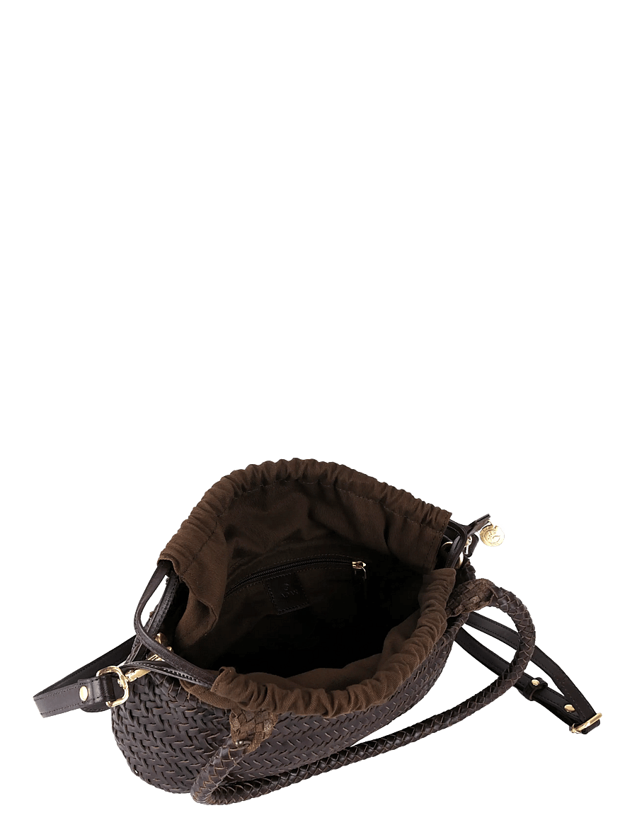 Adax - Lucca handbag Zeleste - ypatingos progos - dark brown - 5
