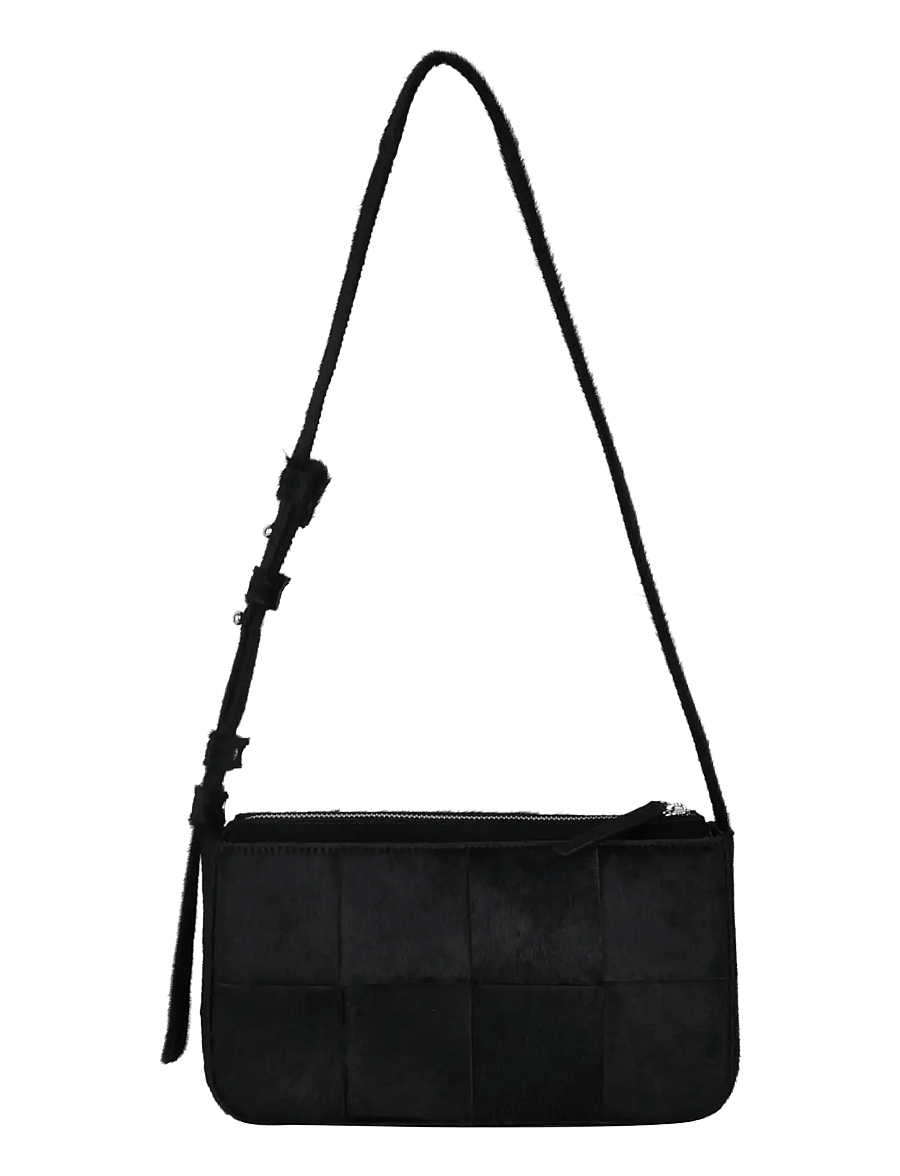 Adax - Molino braided shoulder bag Shelly - modetrends - black - 1