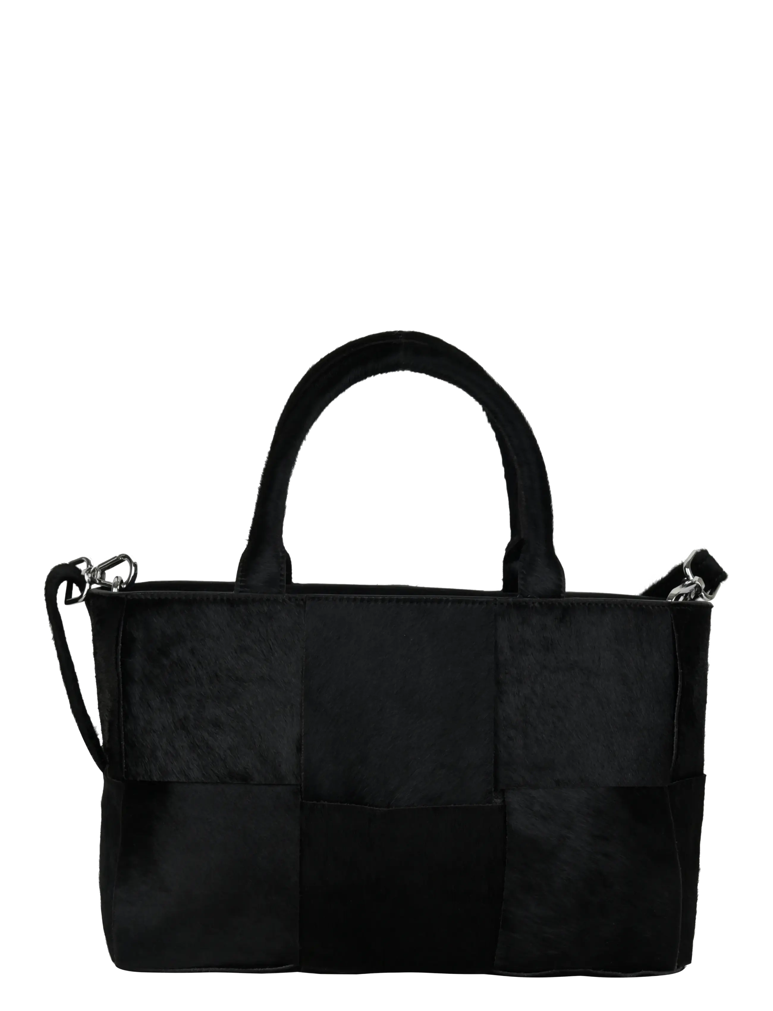 ADAX Molino Braided Handtasche Harper Schwarz - One Size - Damen