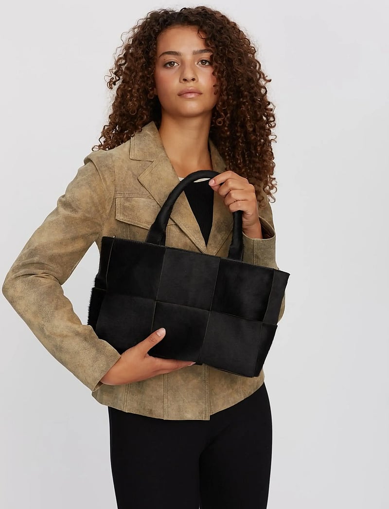 Adax - Molino braided handbag Harper - special occasions - black - 0