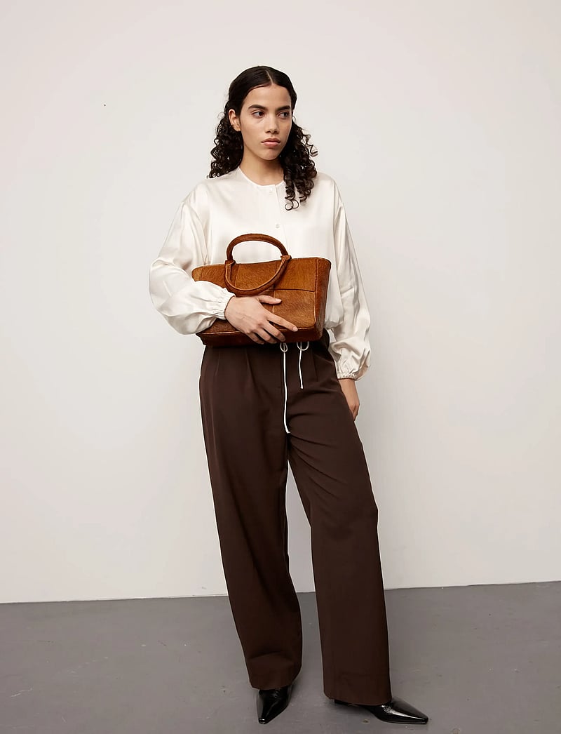 Adax - Molino braided handbag Harper - særlige begivenheder - caramel - 0