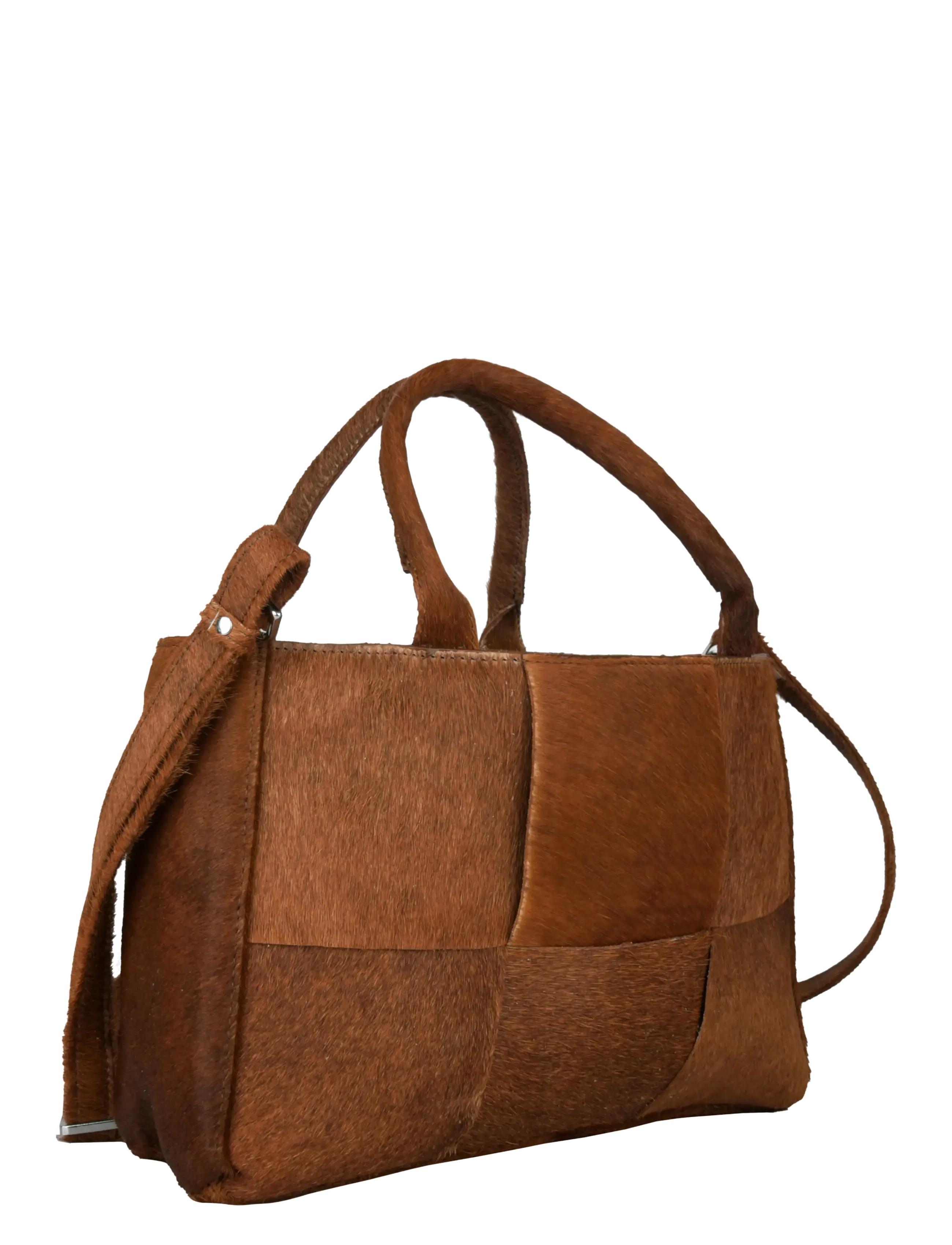 Adax - Molino braided handbag Harper - festtøj til outletpriser - caramel - 3