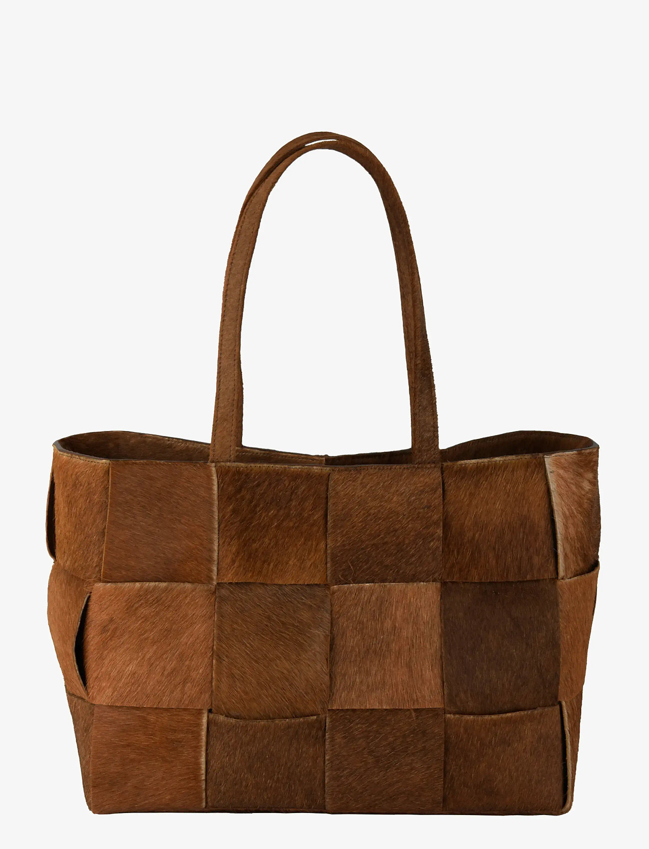 Adax - Molino braided handbag Olympia - shoppingväskor - caramel - 1