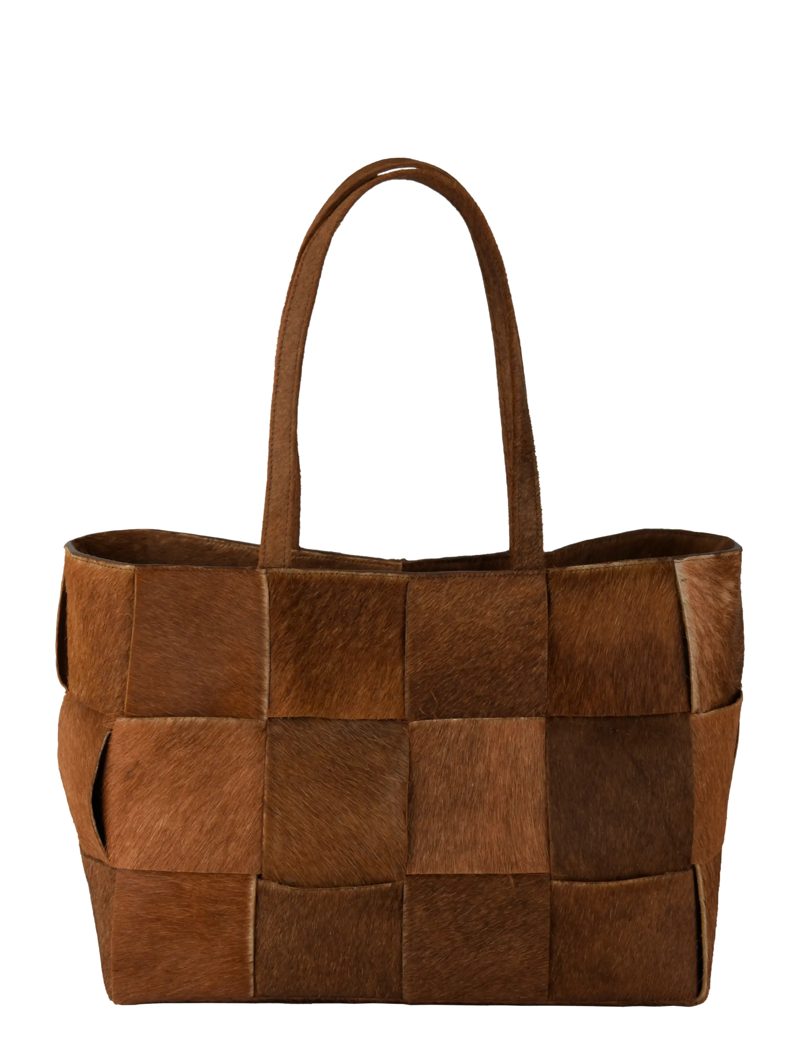 Molino braided handbag Olympia - CARAMEL