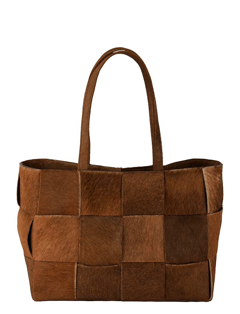 Adax - Molino braided handbag Olympia - shoppingväskor - caramel - 1