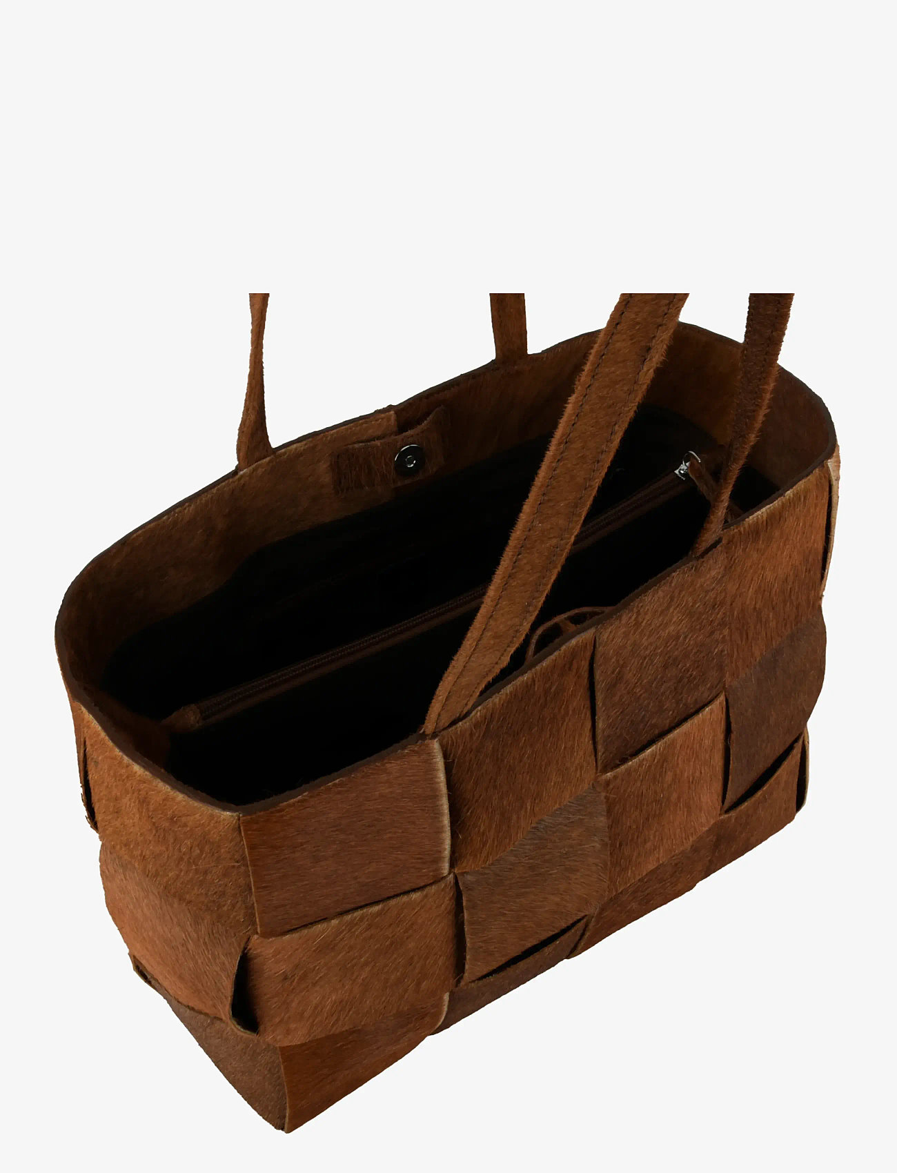 Adax - Molino braided handbag Olympia - shoppingväskor - caramel - 4