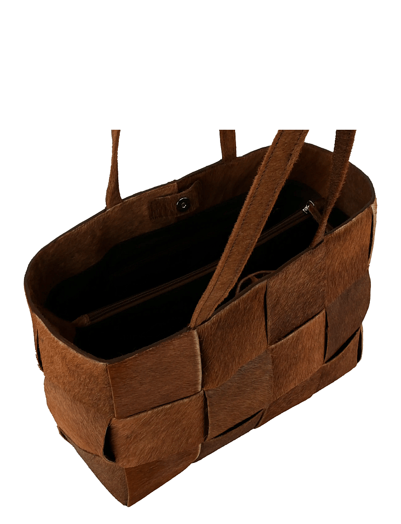 Adax - Molino braided handbag Olympia - shoppingväskor - caramel - 4