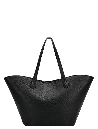 Adax Hello I'mVegan Angie - Shoppers & Tote Bags - BLACK / black