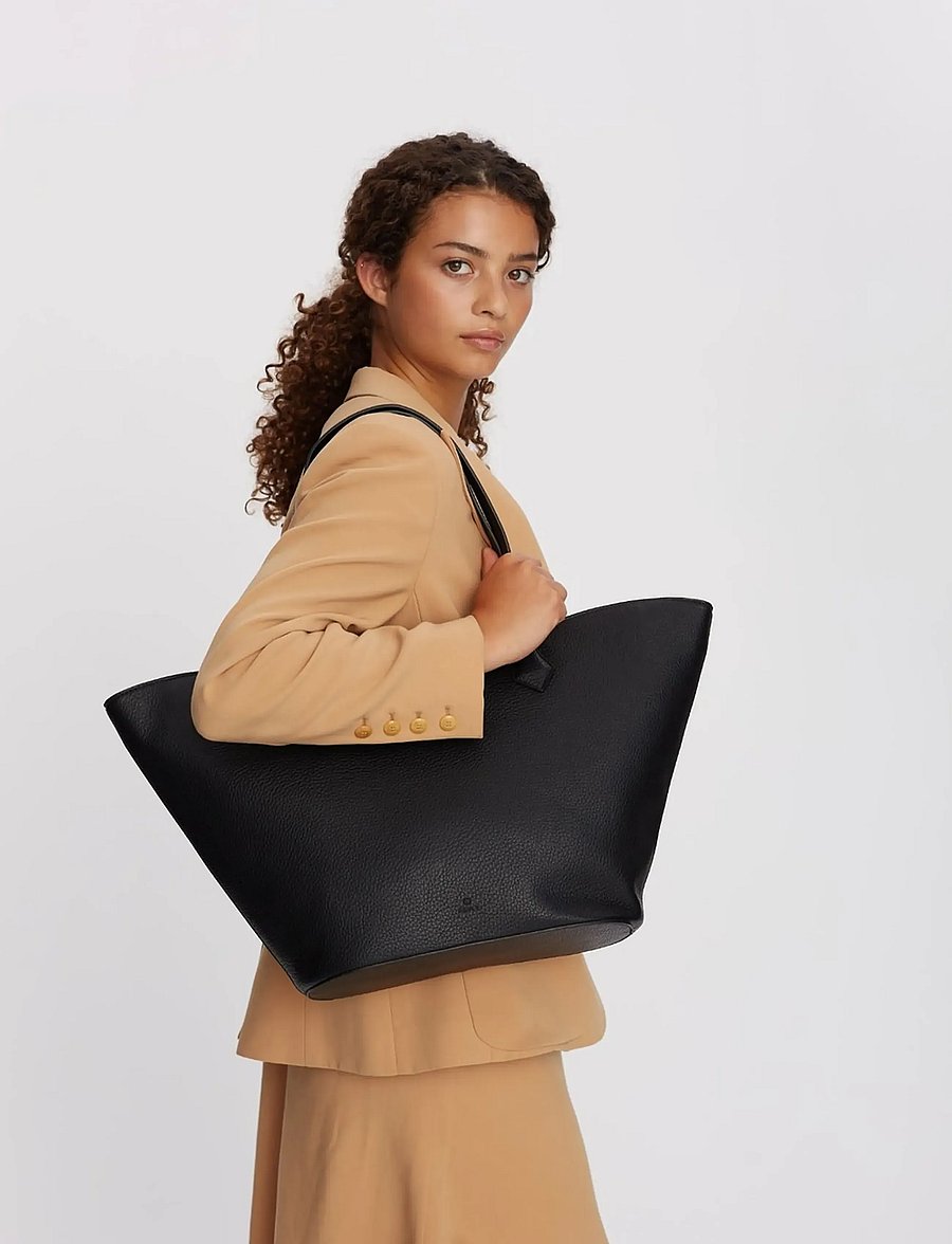 Adax - Hello I'mVegan Angie - cabas - black - 5