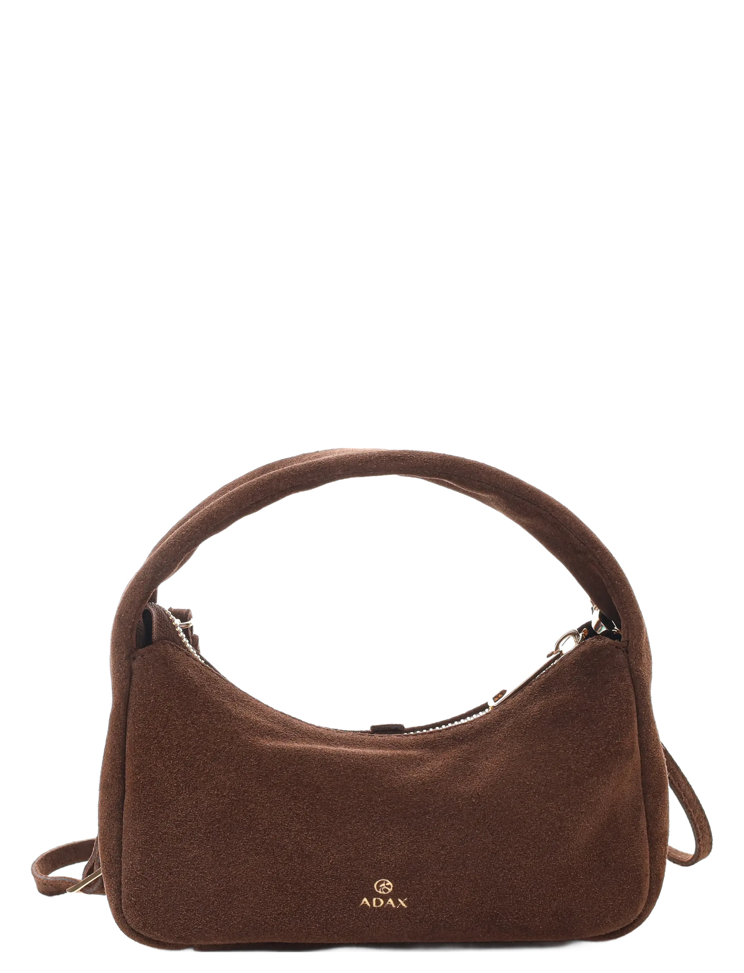 ADAX Rozzano Schulter Tasche Madelaine Braun - One Size - Damen