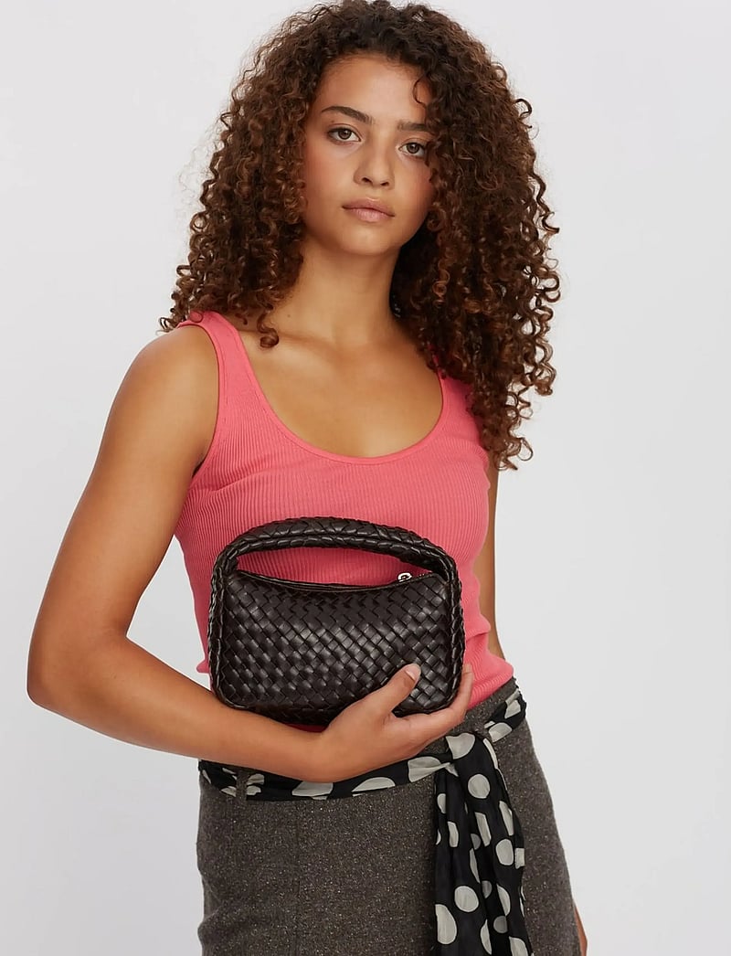 Adax - Salerno shoulder bag Madelaine - særlige begivenheder - dark brown - 0