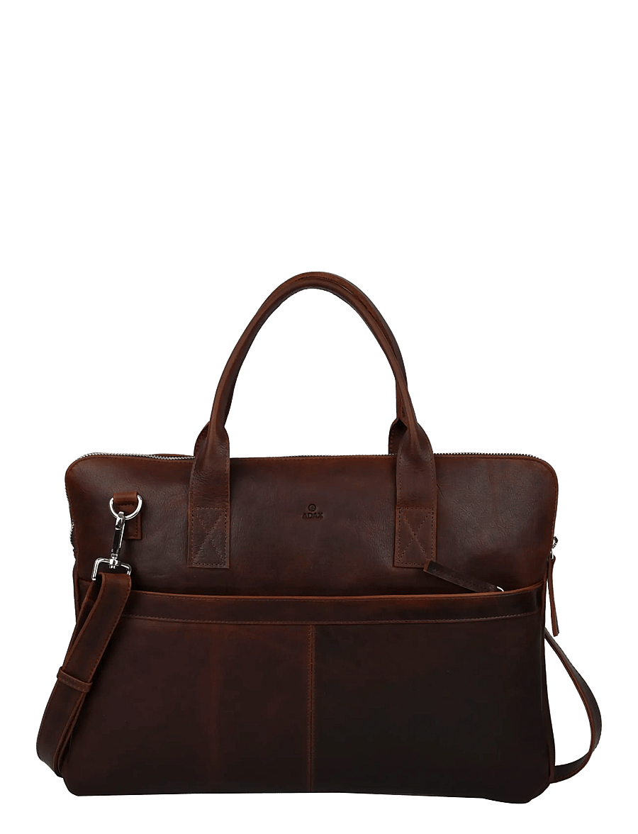 Adax - Catania portfolio Jamie - laptop bags - dark brown - 0