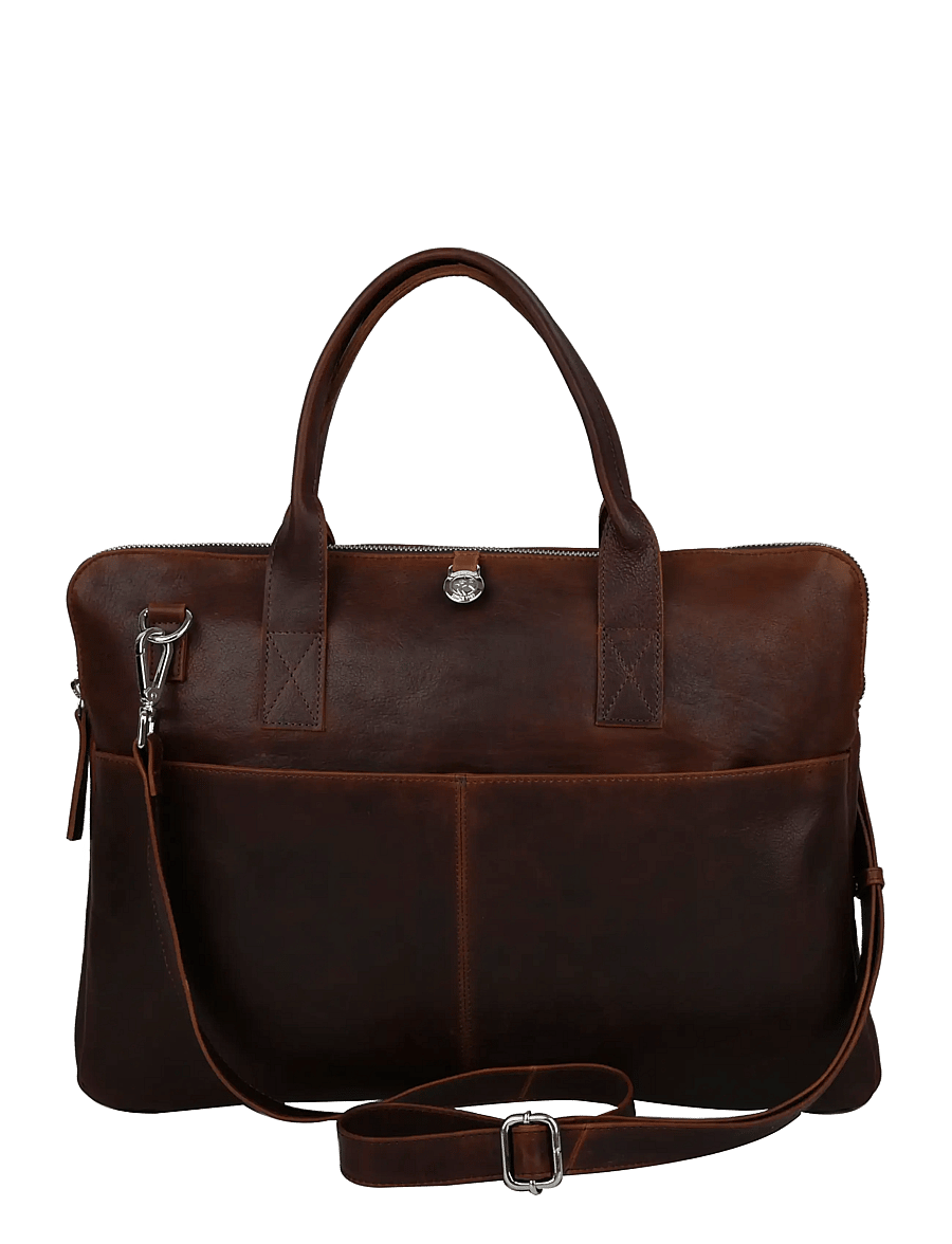 Adax - Catania portfolio Jamie - laptop bags - dark brown - 1