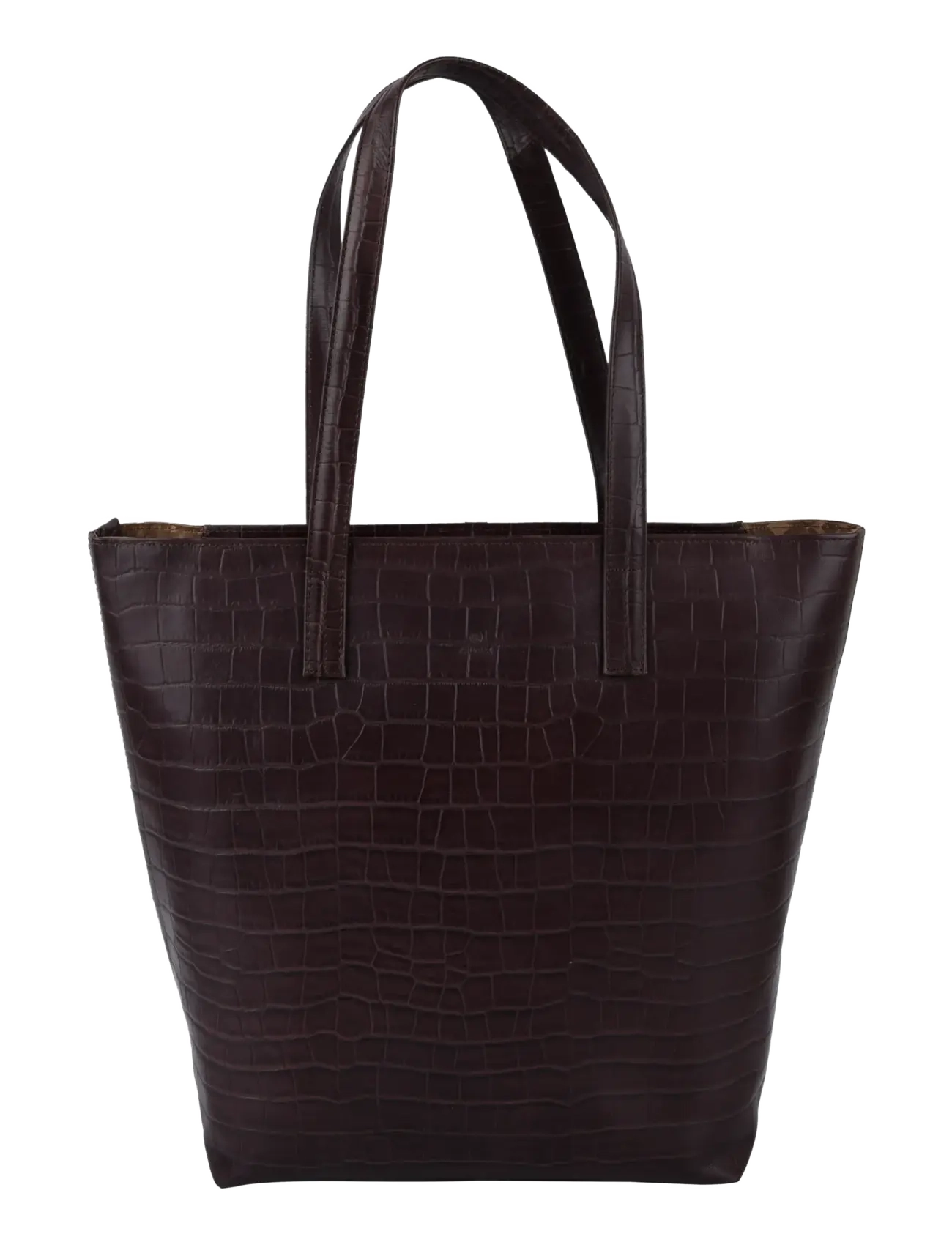 Adax Piemonte shopper Leslie - Shoppere & Tote Bags - DARK BROWN / brown