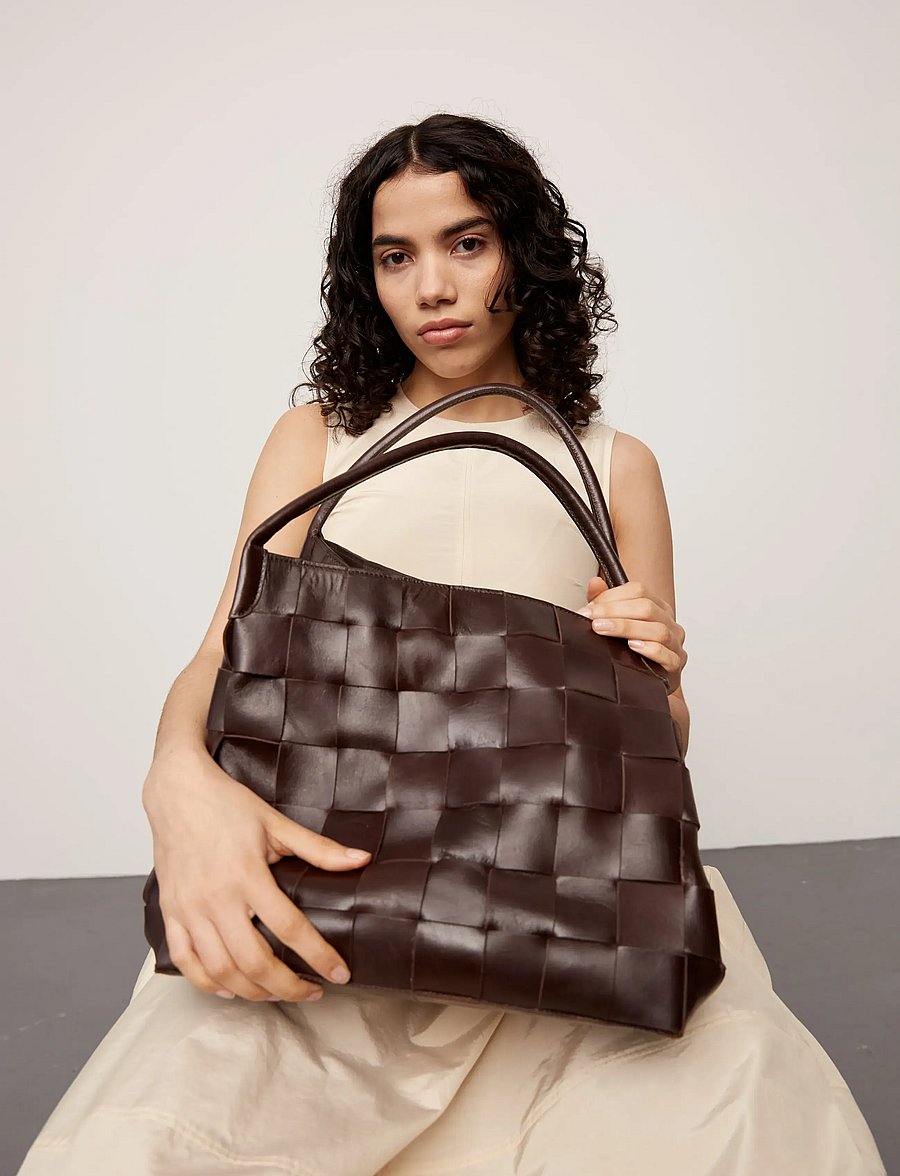 Adax - Limona shoulder bag Amelia - trendige taschen - dark brown - 5