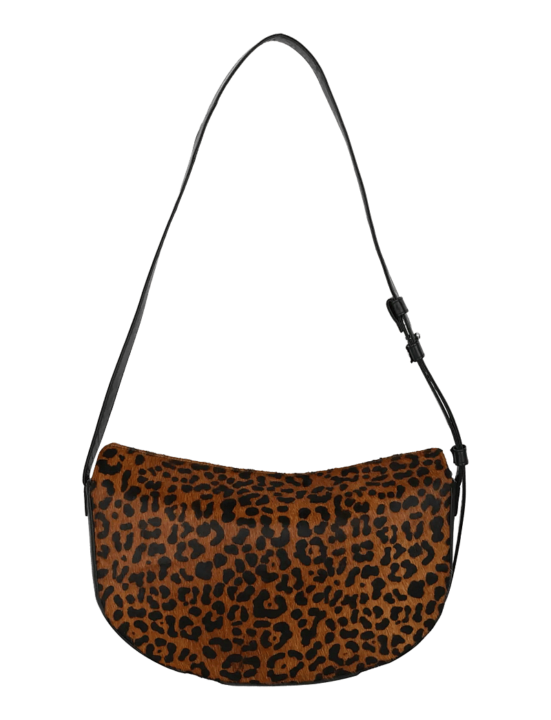 Adax - Amalfi leo shoulder bag Alba - speciella tillfällen - brown leo - 1