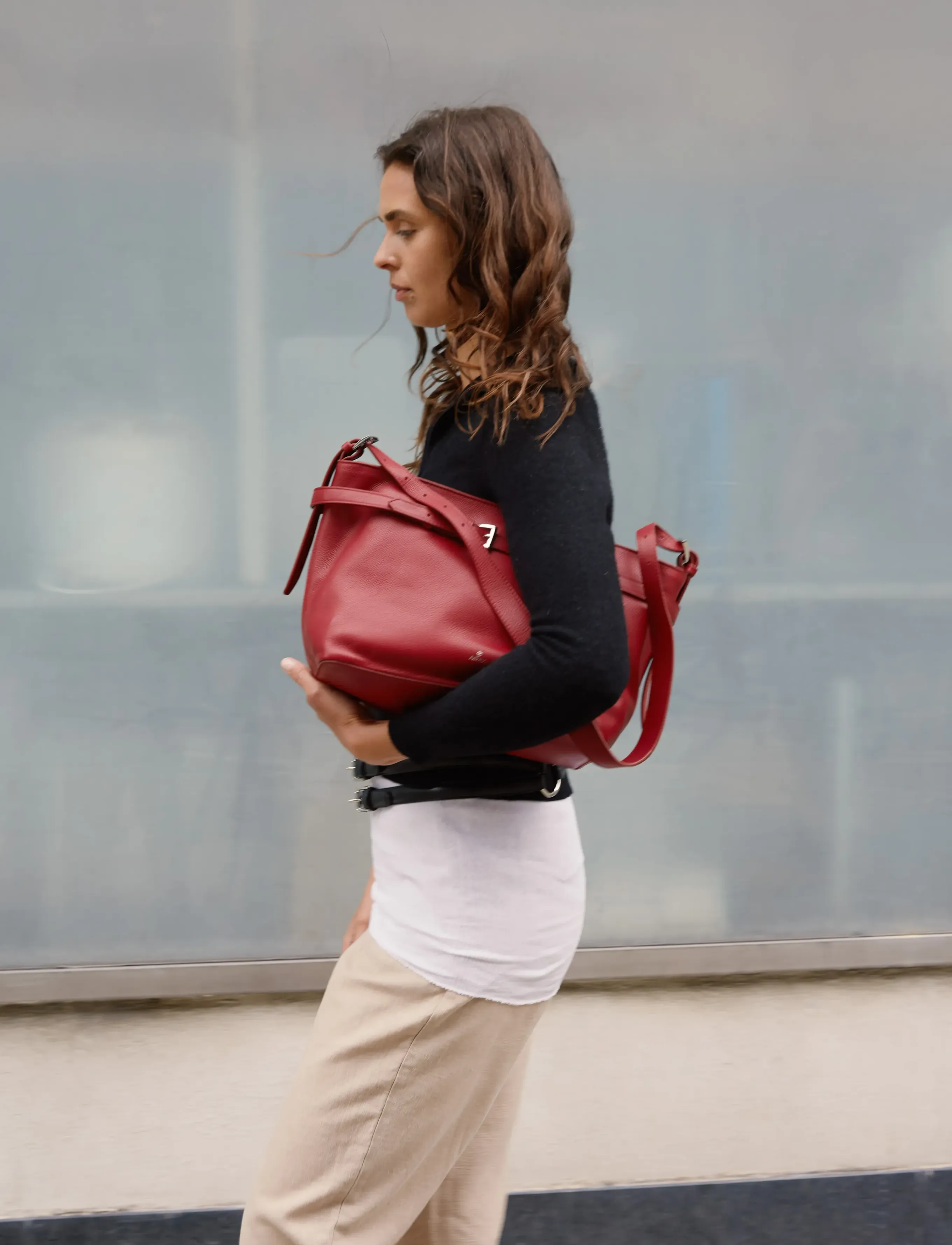 Adax Sorano Shoulder Bag Lykke, One Size, Bags, Rot - Small Bags-crossbody Frauen