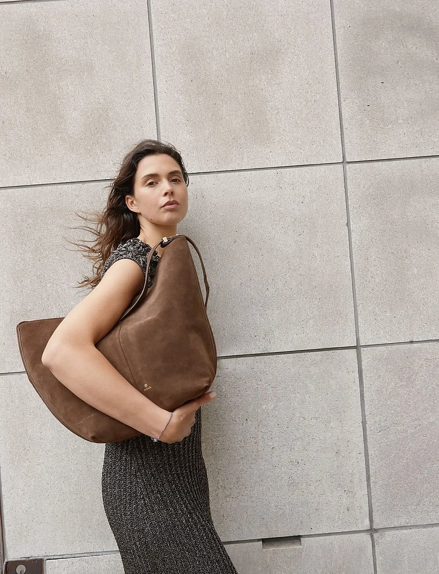 Adax - Rozzano shoulder bag Dahlia - modetrends - chocolate - 0