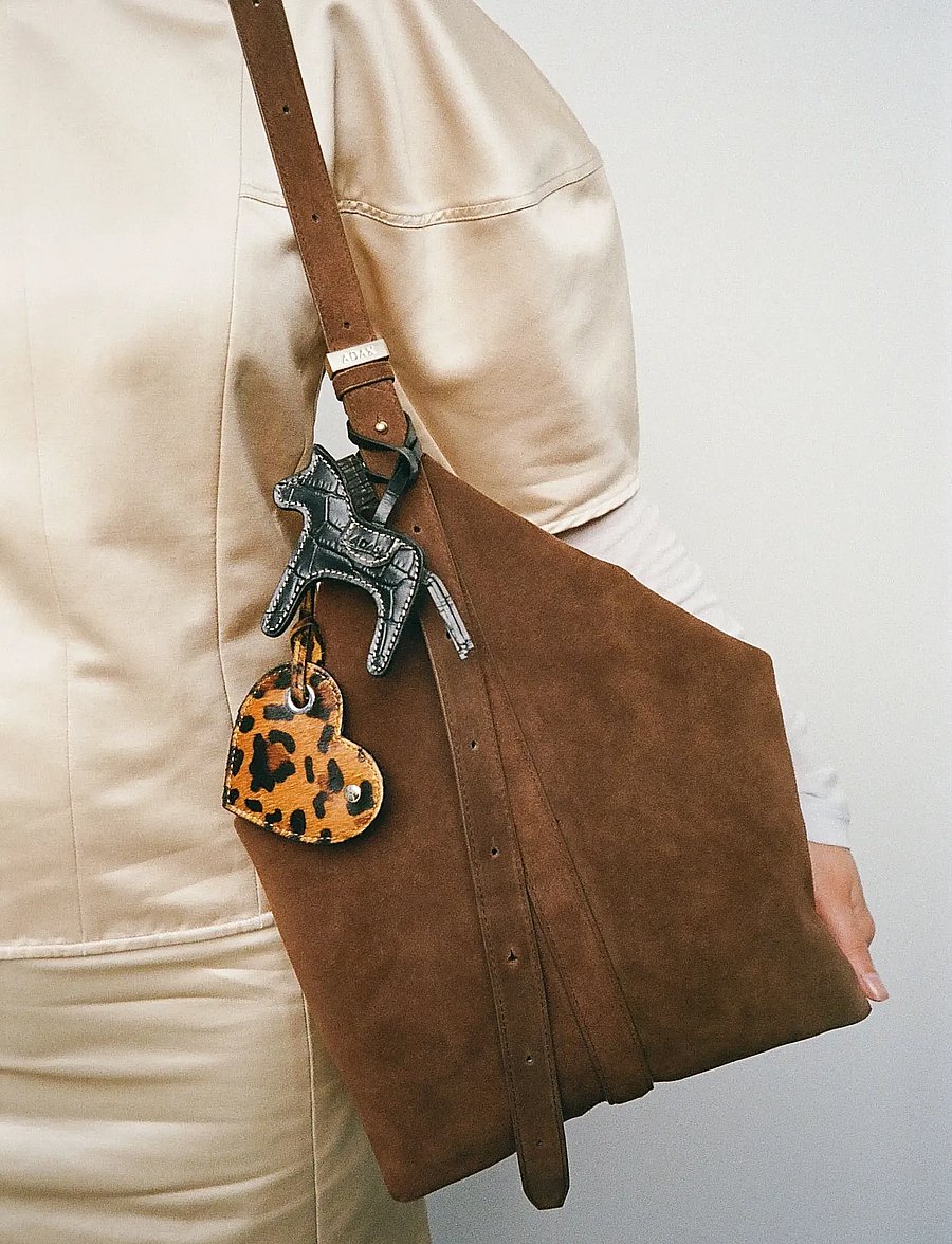 Adax - Rozzano shoulder bag Dahlia - modetrends - chocolate - 5